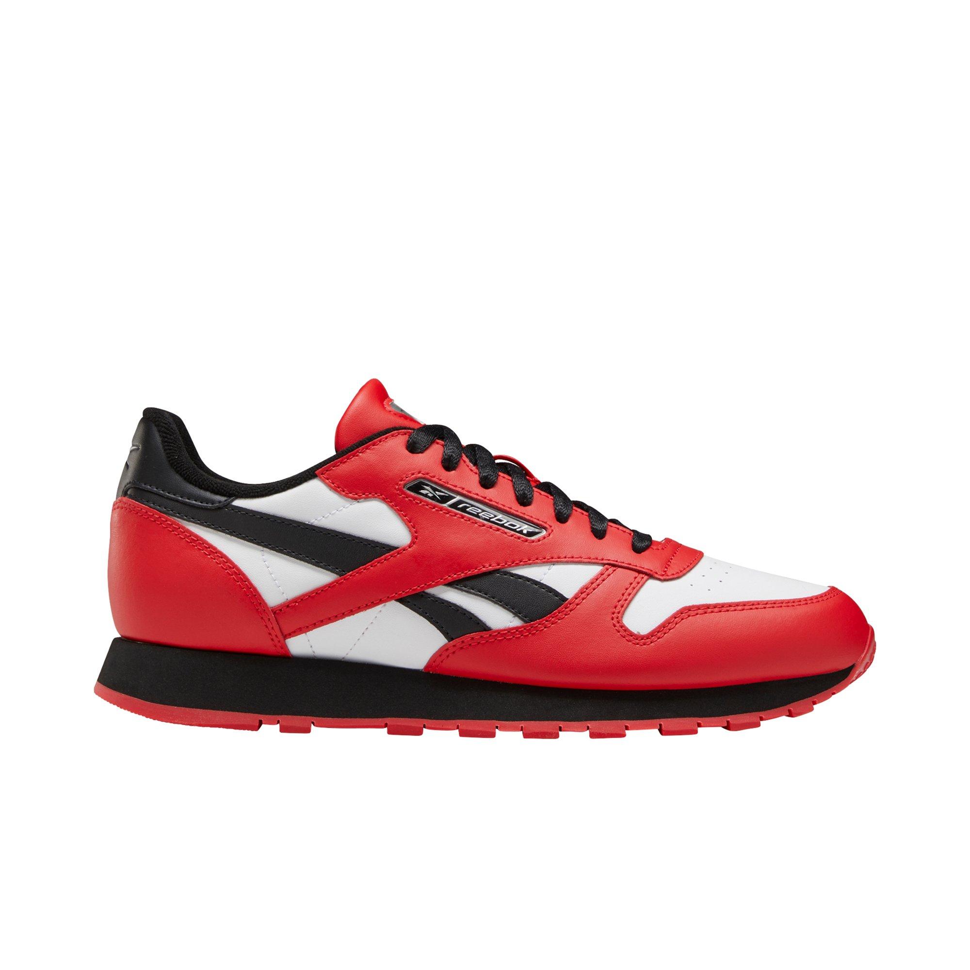 reebok classic red and black