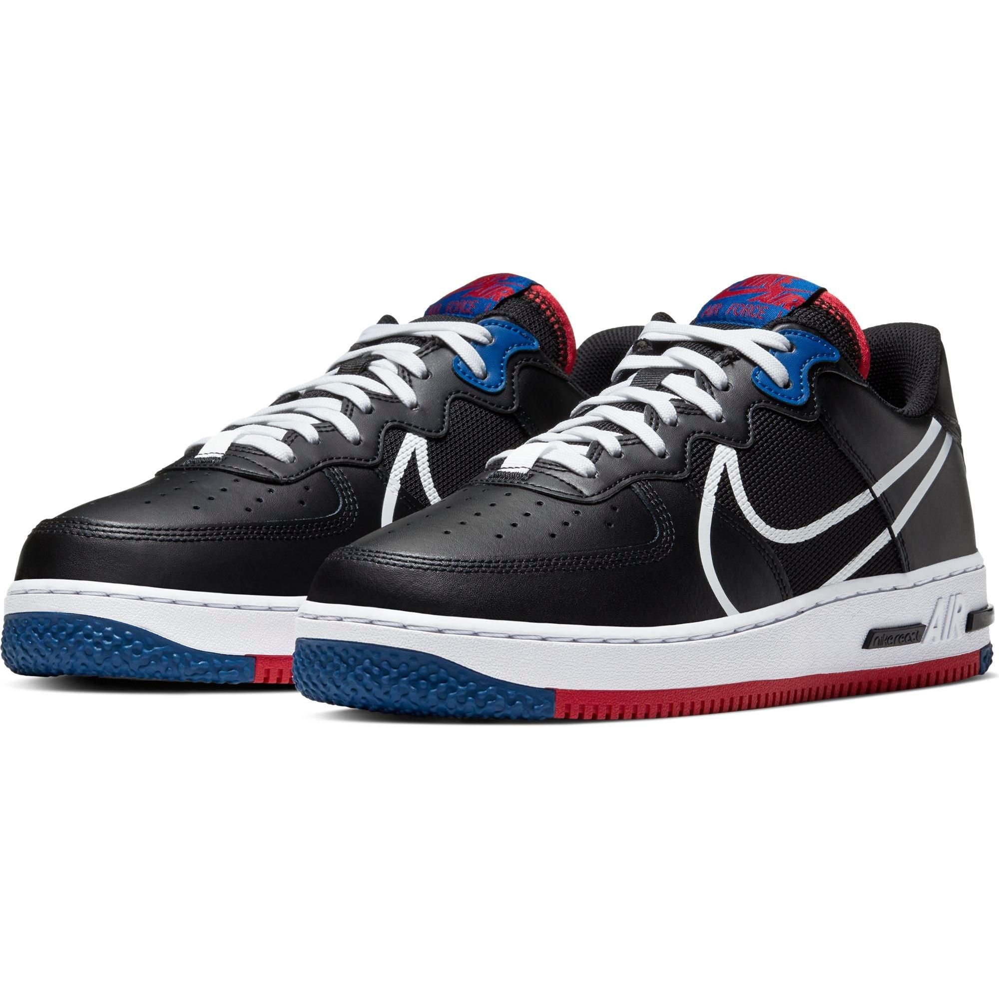 nike air force one blue and red