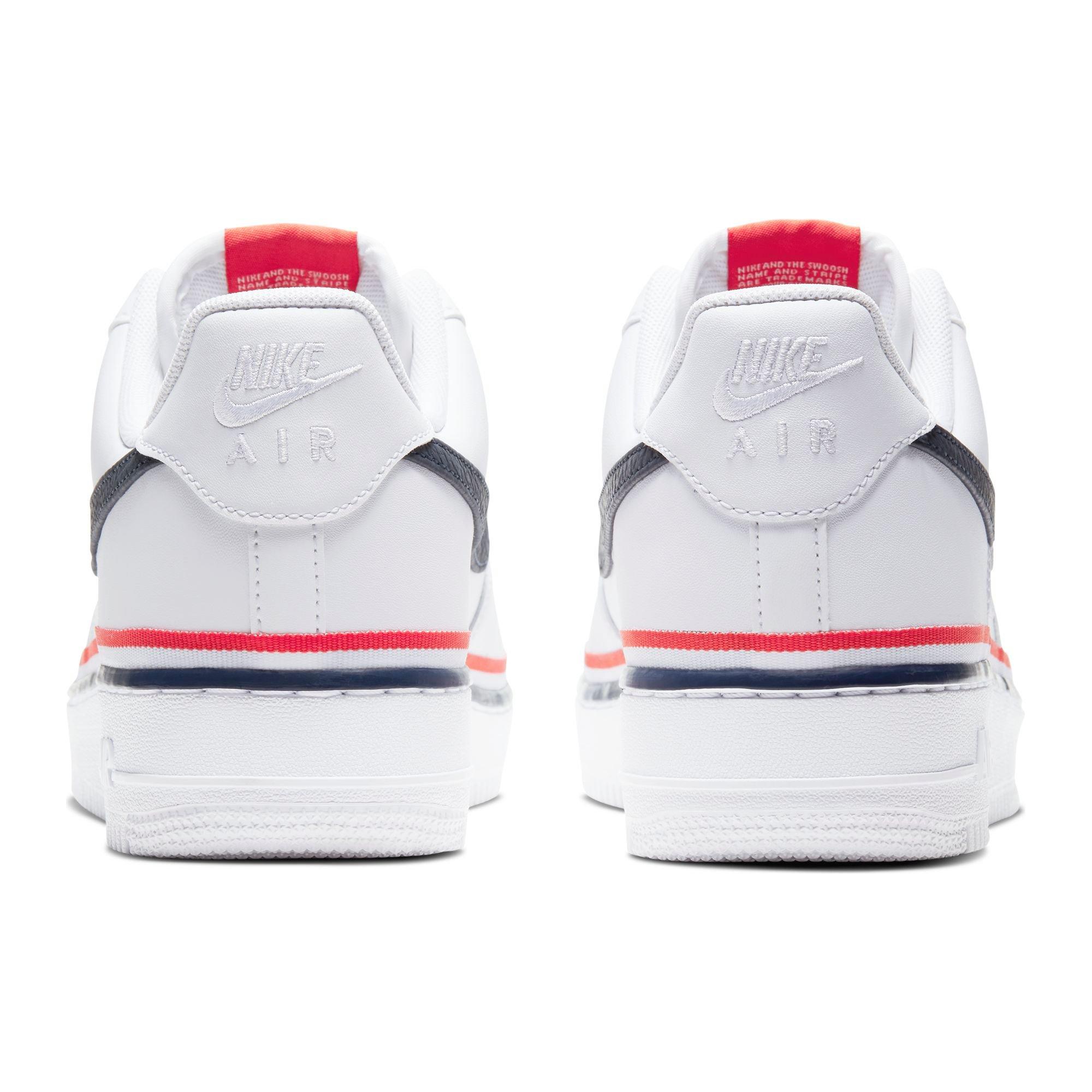 nike air force 1 white habanero red