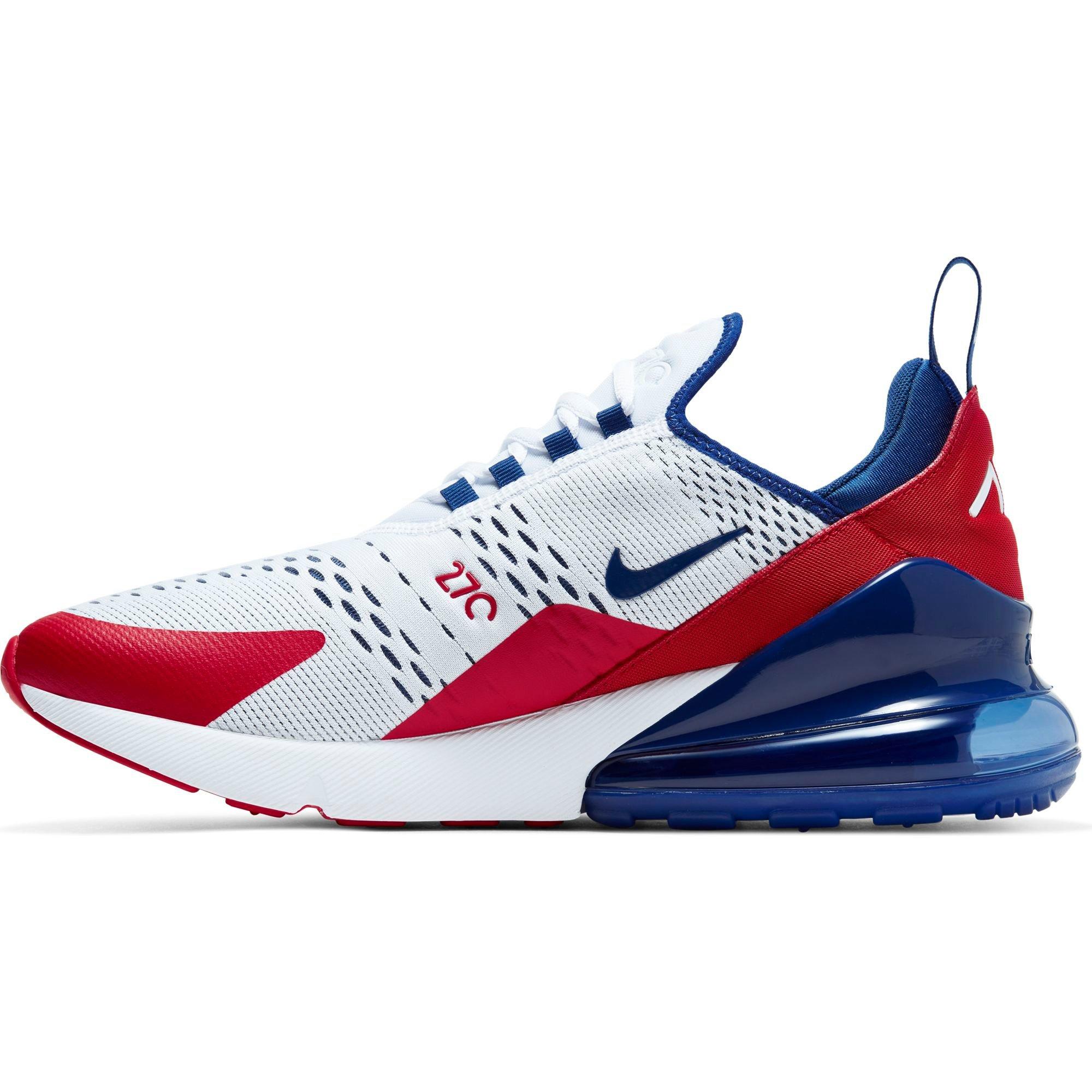 Air max 270 2024 men's white and red