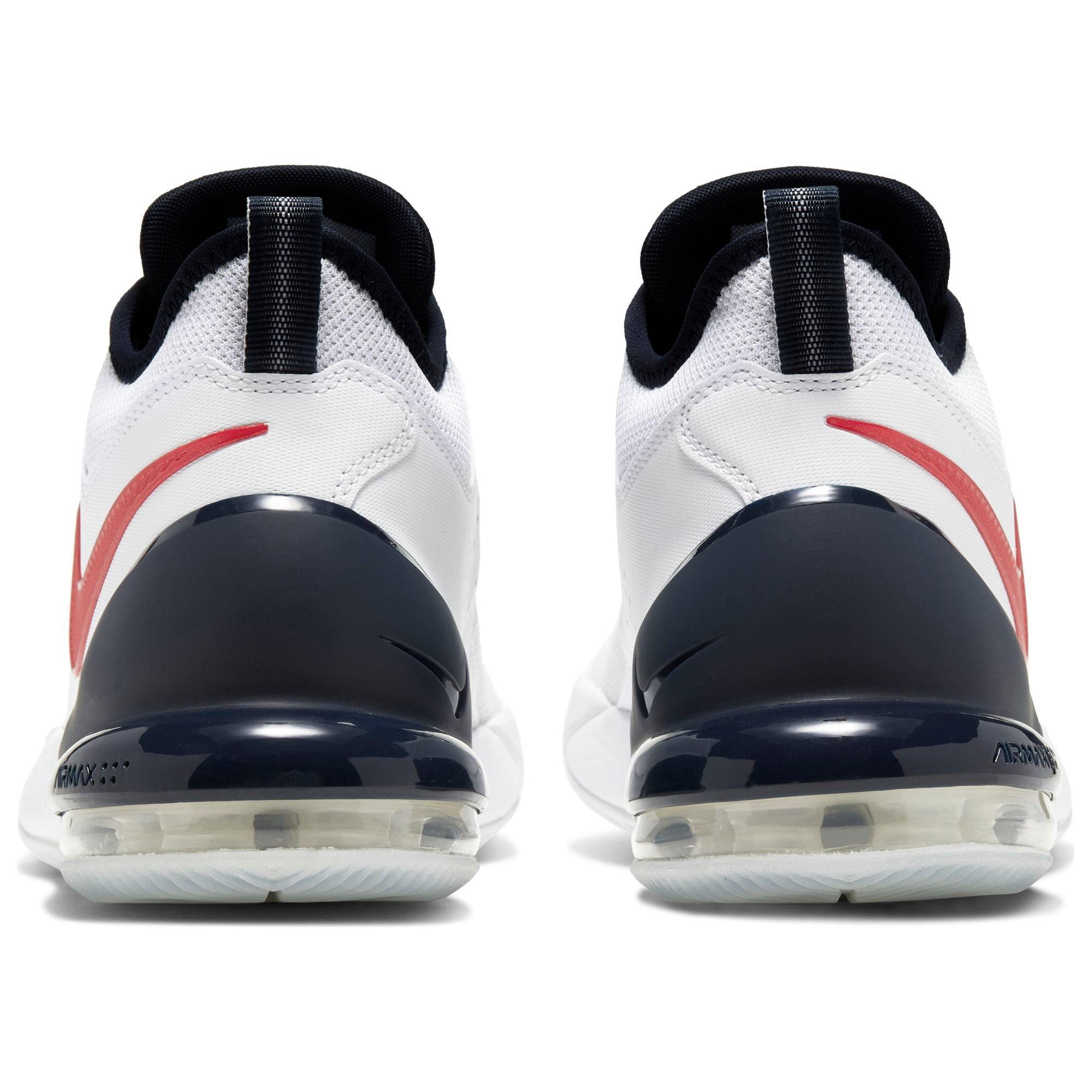 Nike Air Max Impact "White/Red/Blue" Men's Basketball Shoe - WHITE/RED/BLUE Thumbnail View 7
