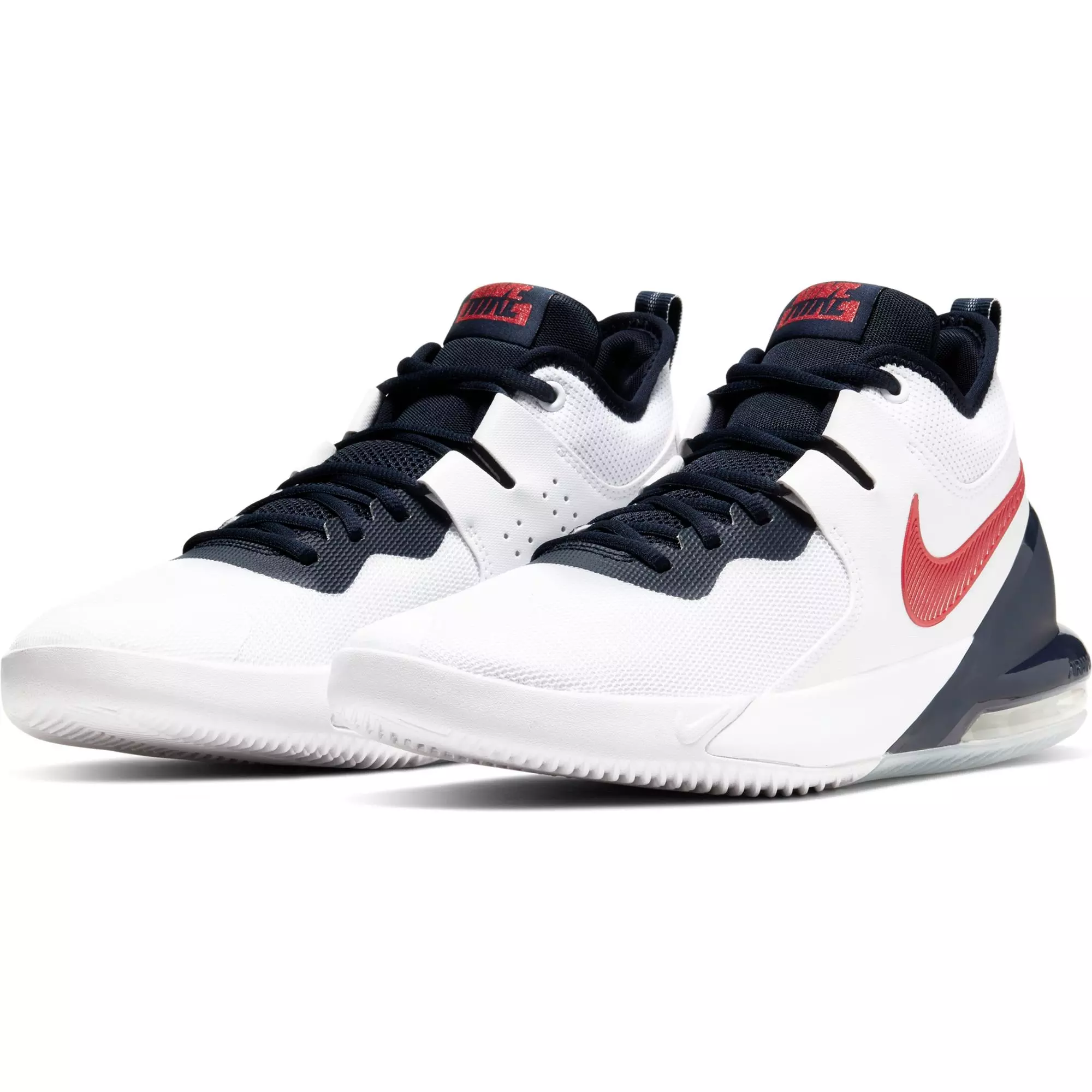 Nike Air Max Impact "White/Red/Blue" Men's Basketball Shoe - WHITE/RED/BLUE