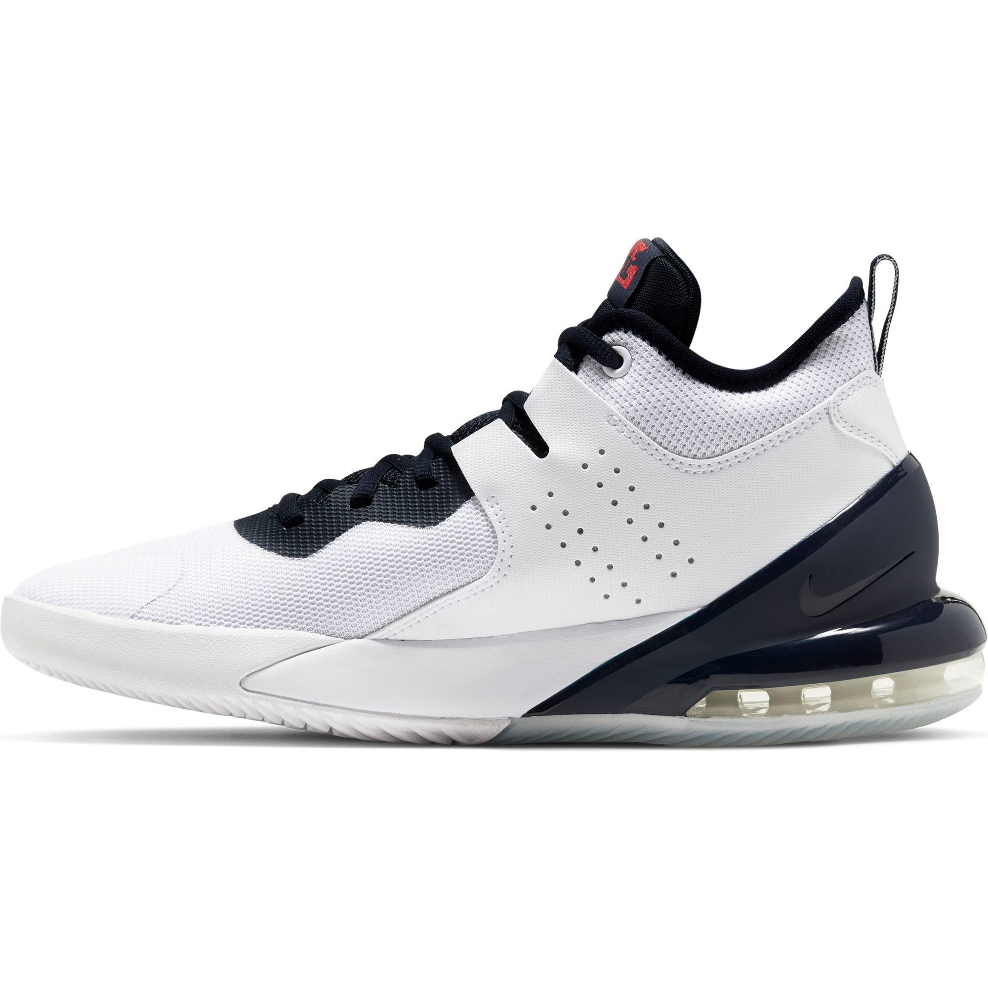 Nike Air Max Impact "White/Red/Blue" Men's Basketball Shoe - WHITE/RED/BLUE Thumbnail View 4