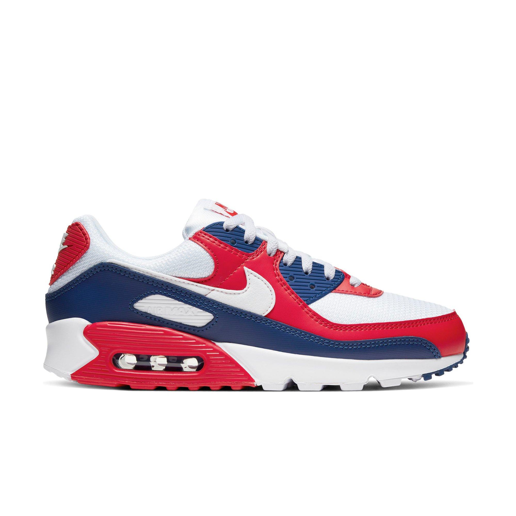 mens red and white air max