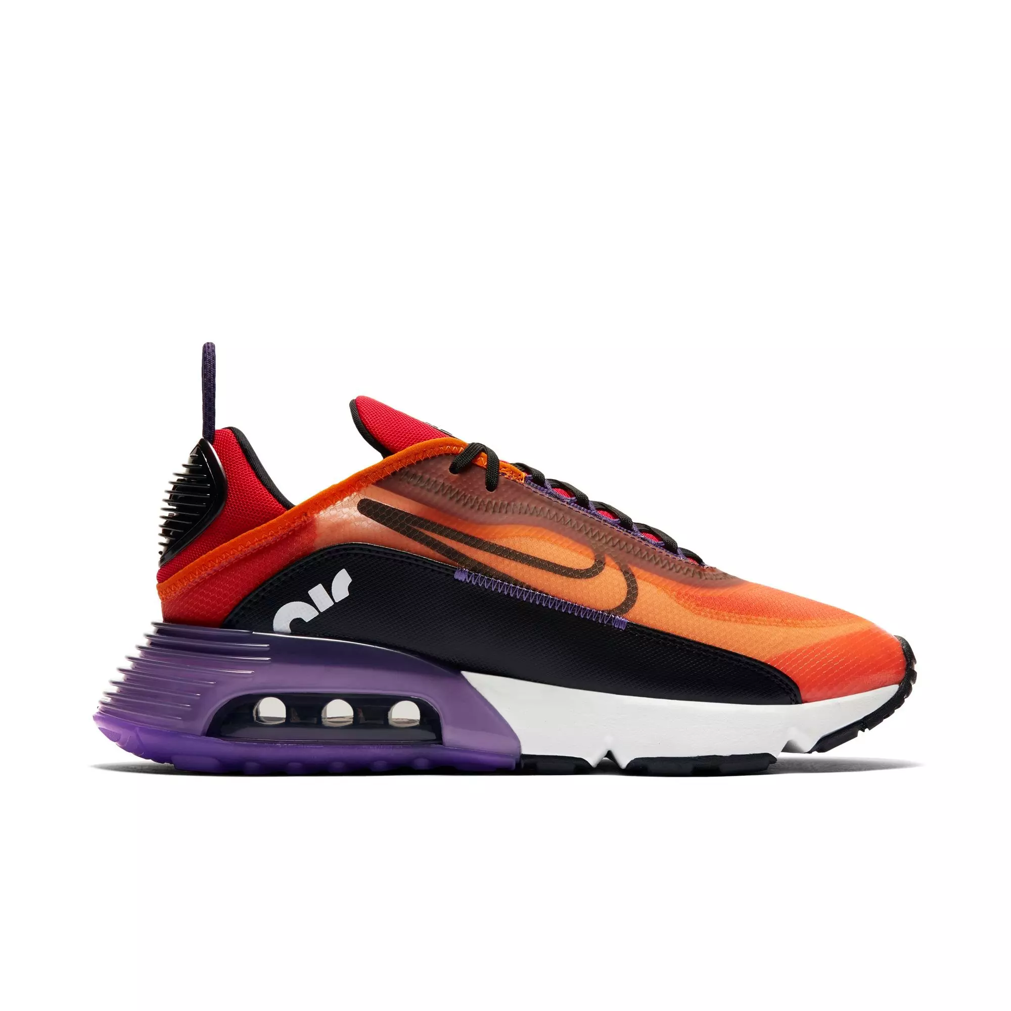 Nike Air Max 2090 "Magma Orange/Black/Eggplant" Men's Shoe - BLACK/ORANGE