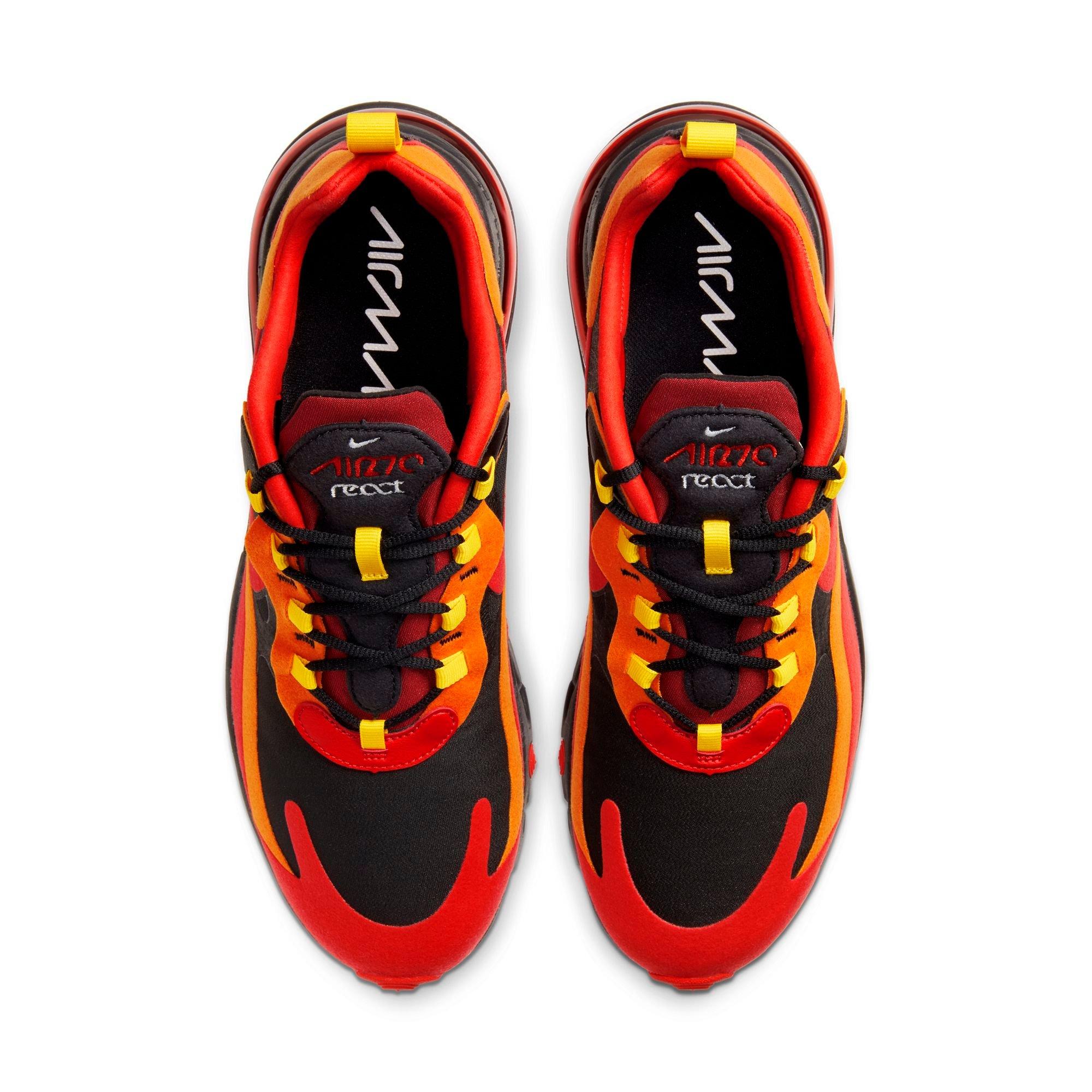 nike react 270 black orange