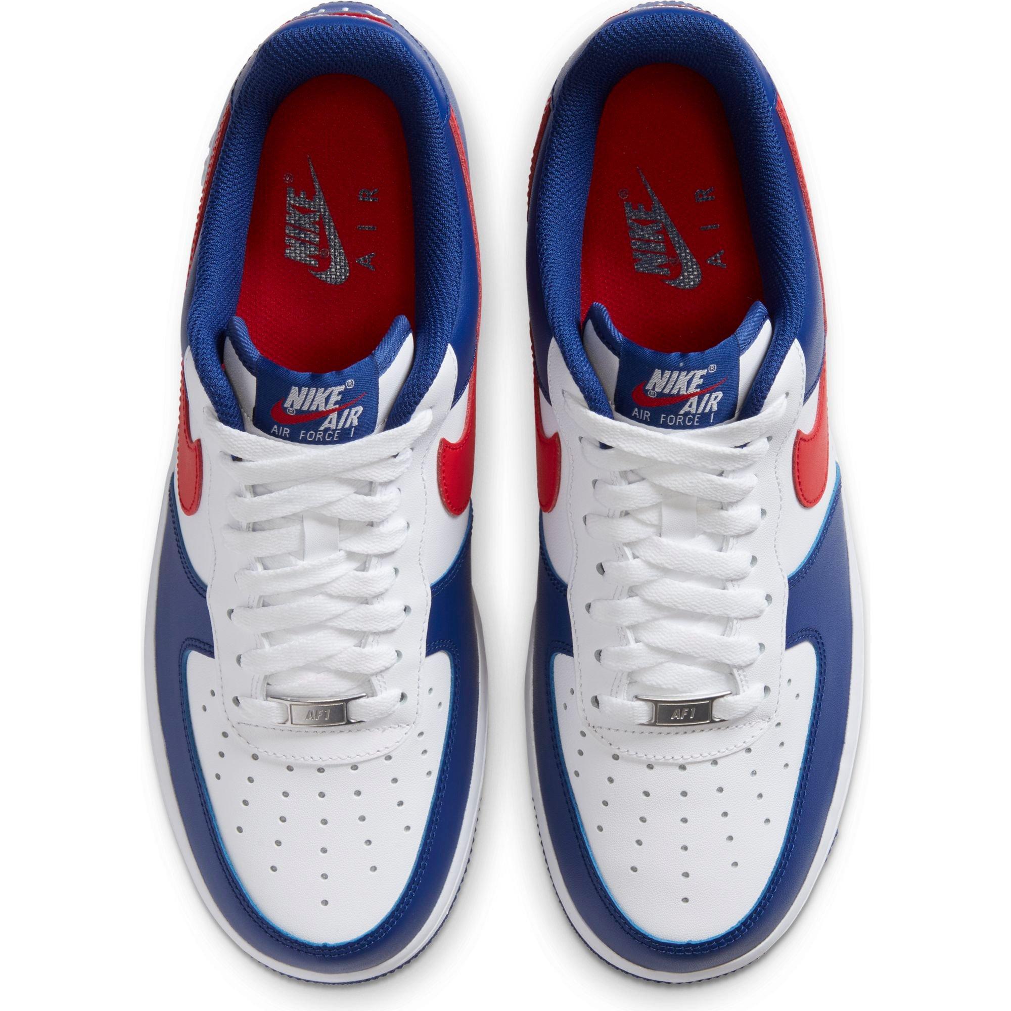 red white and royal blue air force 1