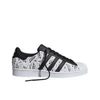 adidas Superstar "White/Black" Print Men's Shoe - WHITE/BLACK