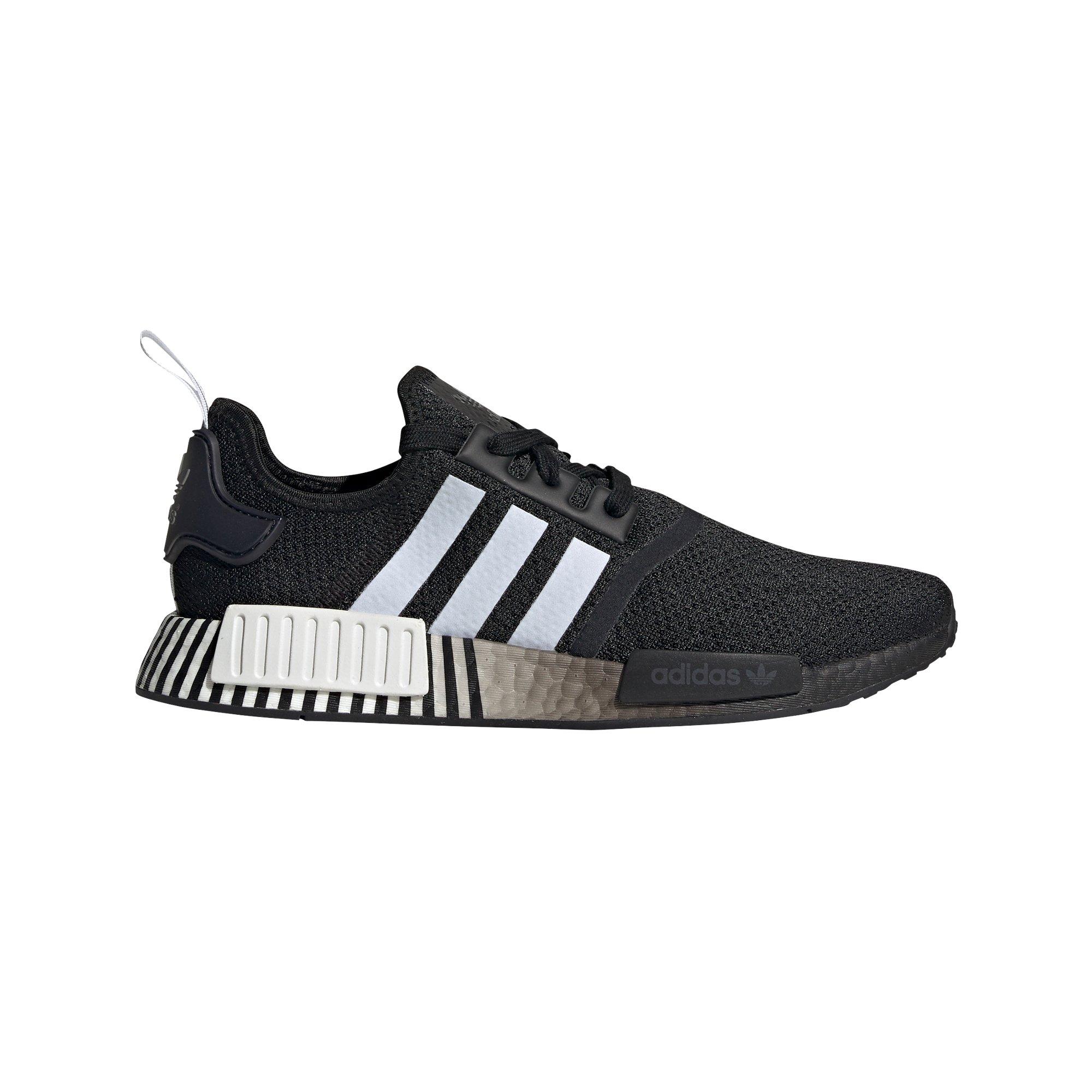 adidas mens black and white shoes