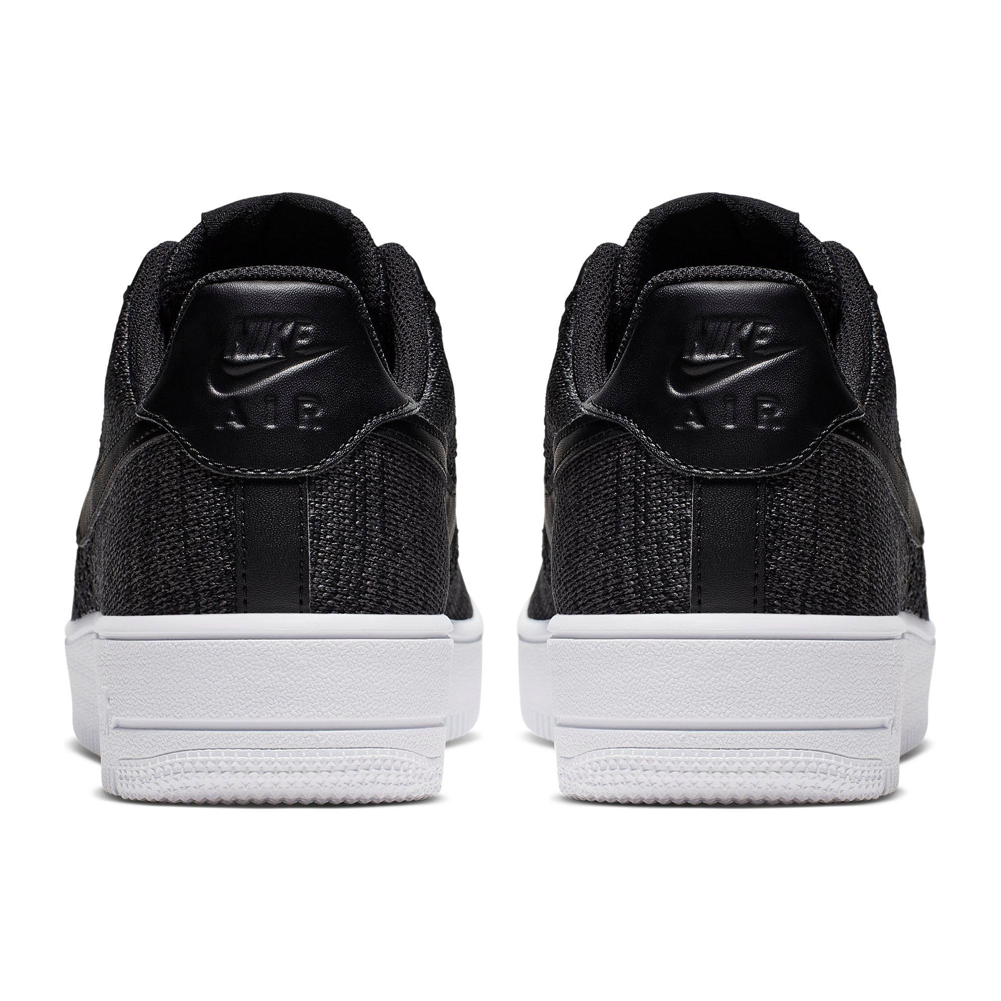 Masacre salud importar Nike Air Force 1 Low Flyknit 2.0 "Black/Anthracite/White" Men's Shoe