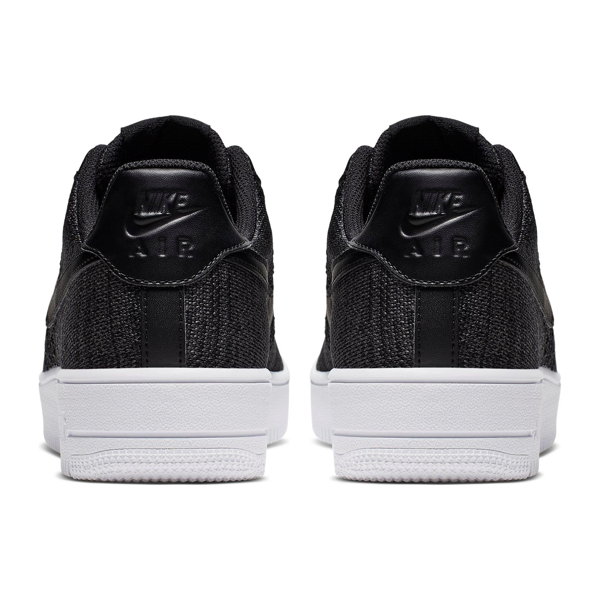 Air force one flyknit hotsell 2.0 black