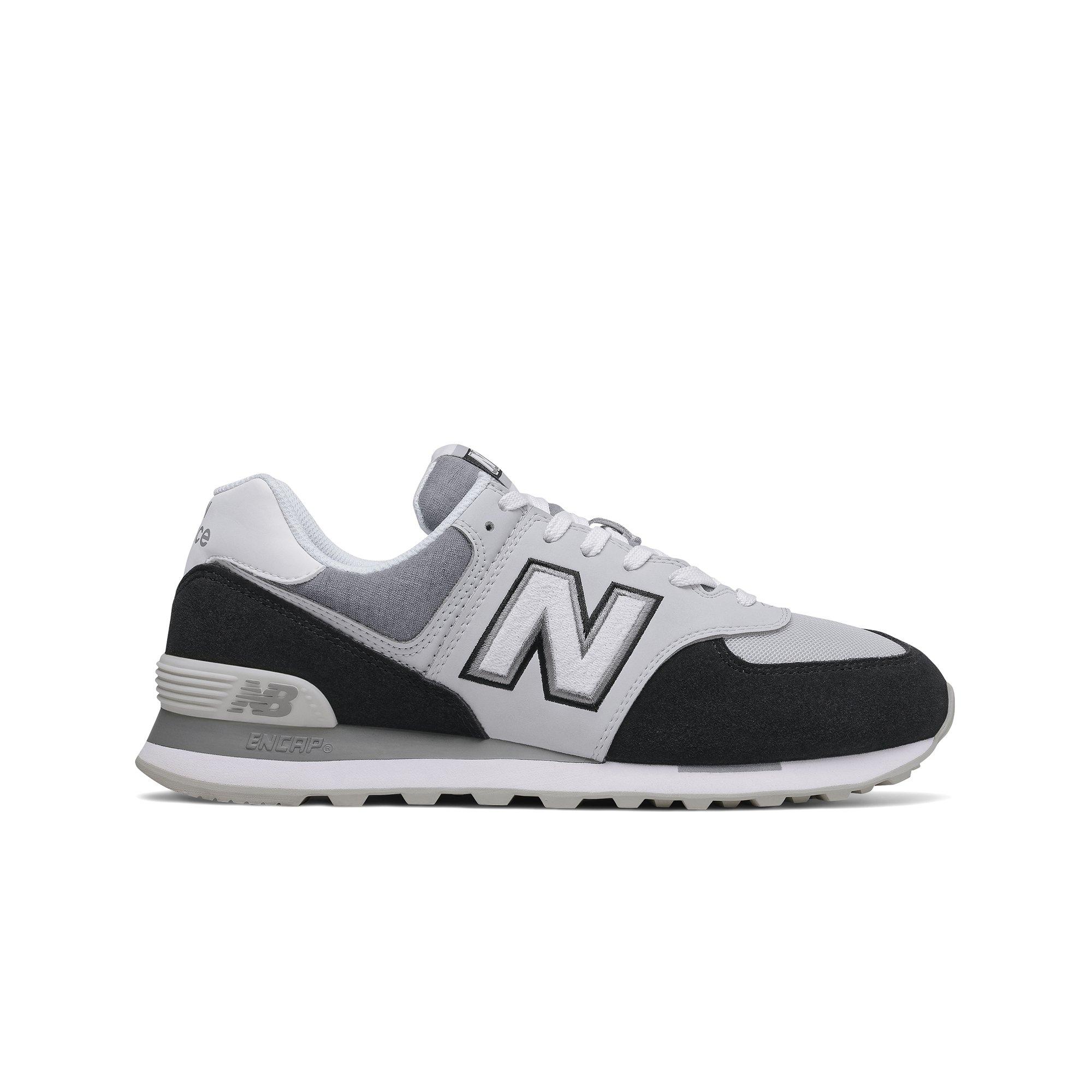 black grey and white new balance