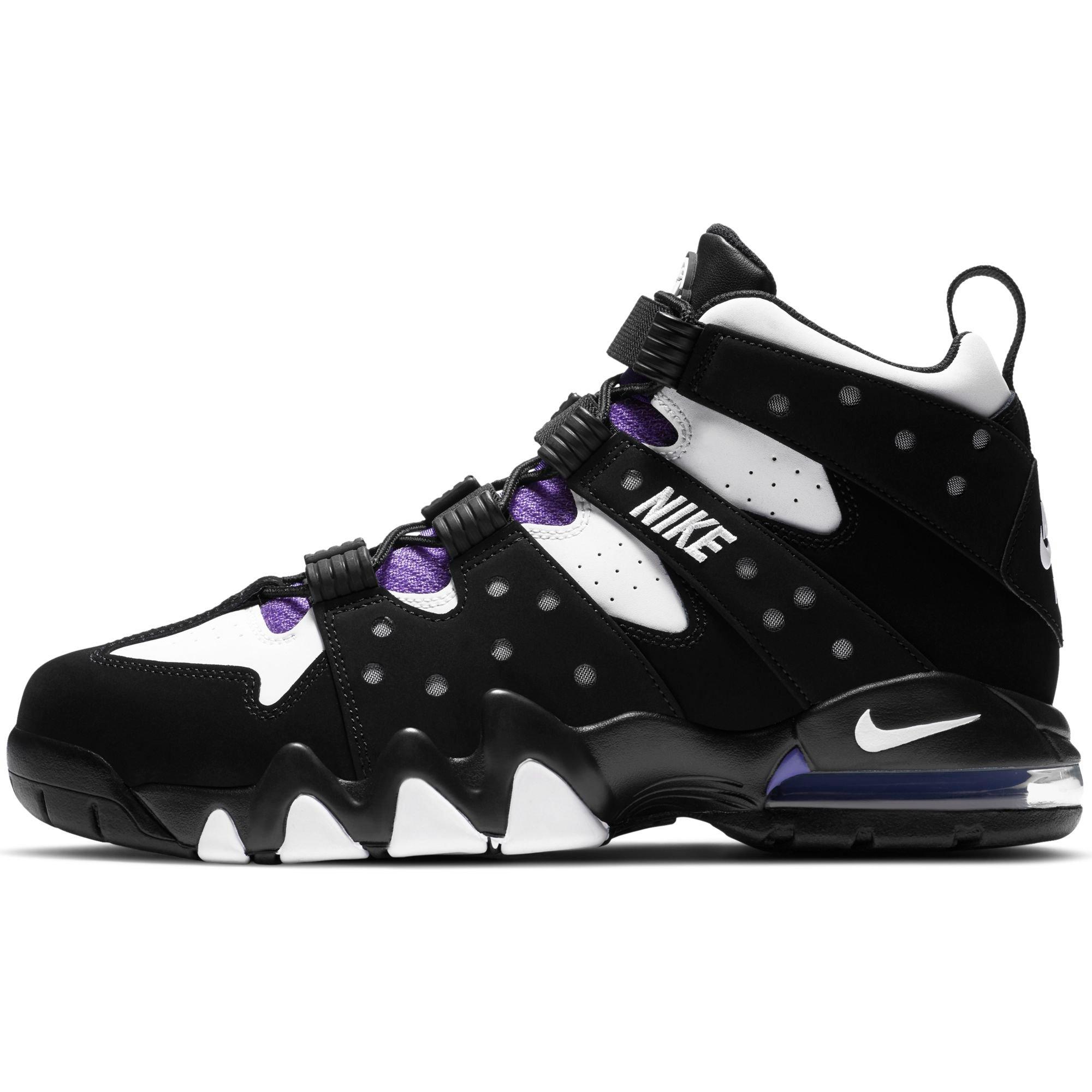 nike air max2 cb 94 black white pure purple