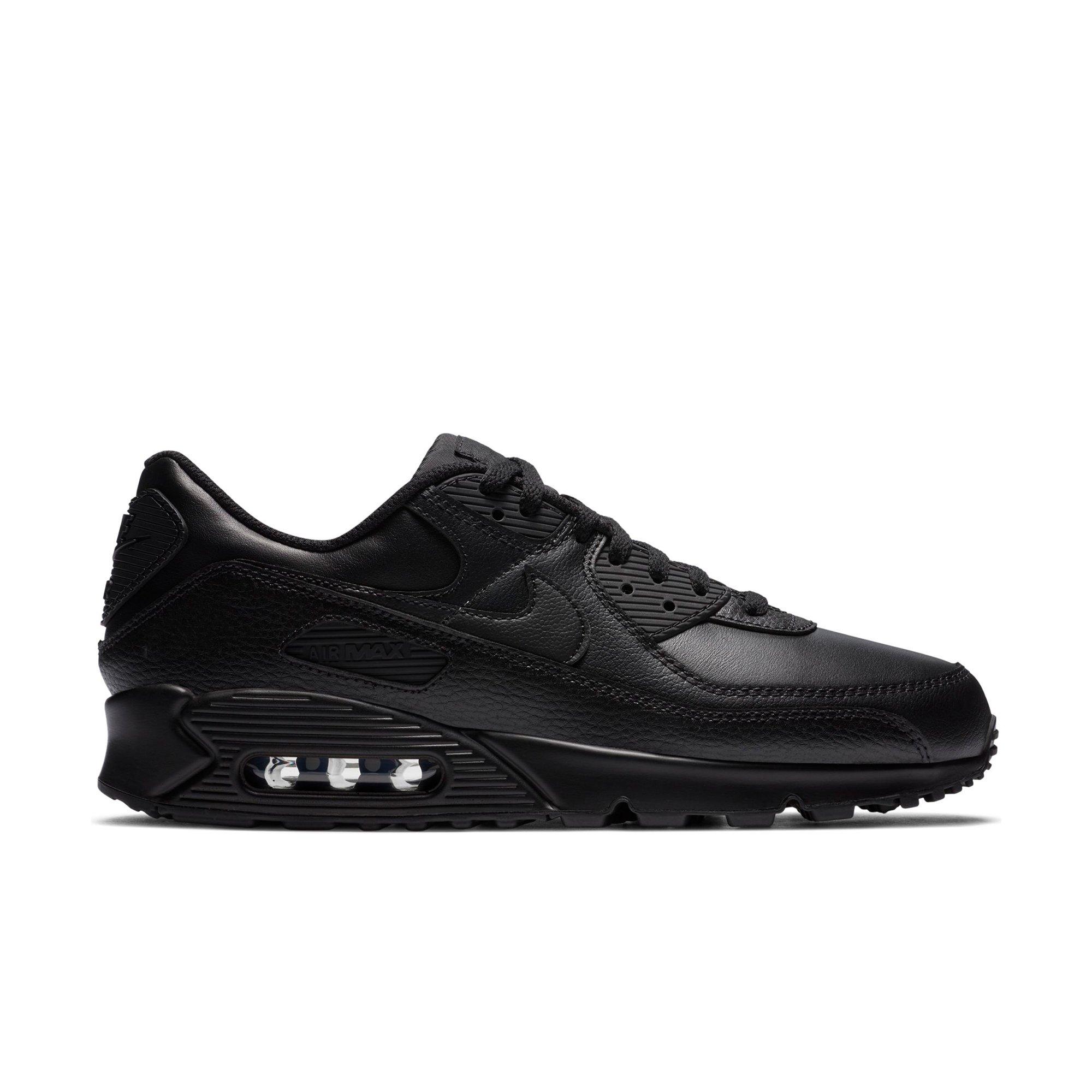 Nike Air Max 90 Leather "Black" Men's Shoes - BLACK