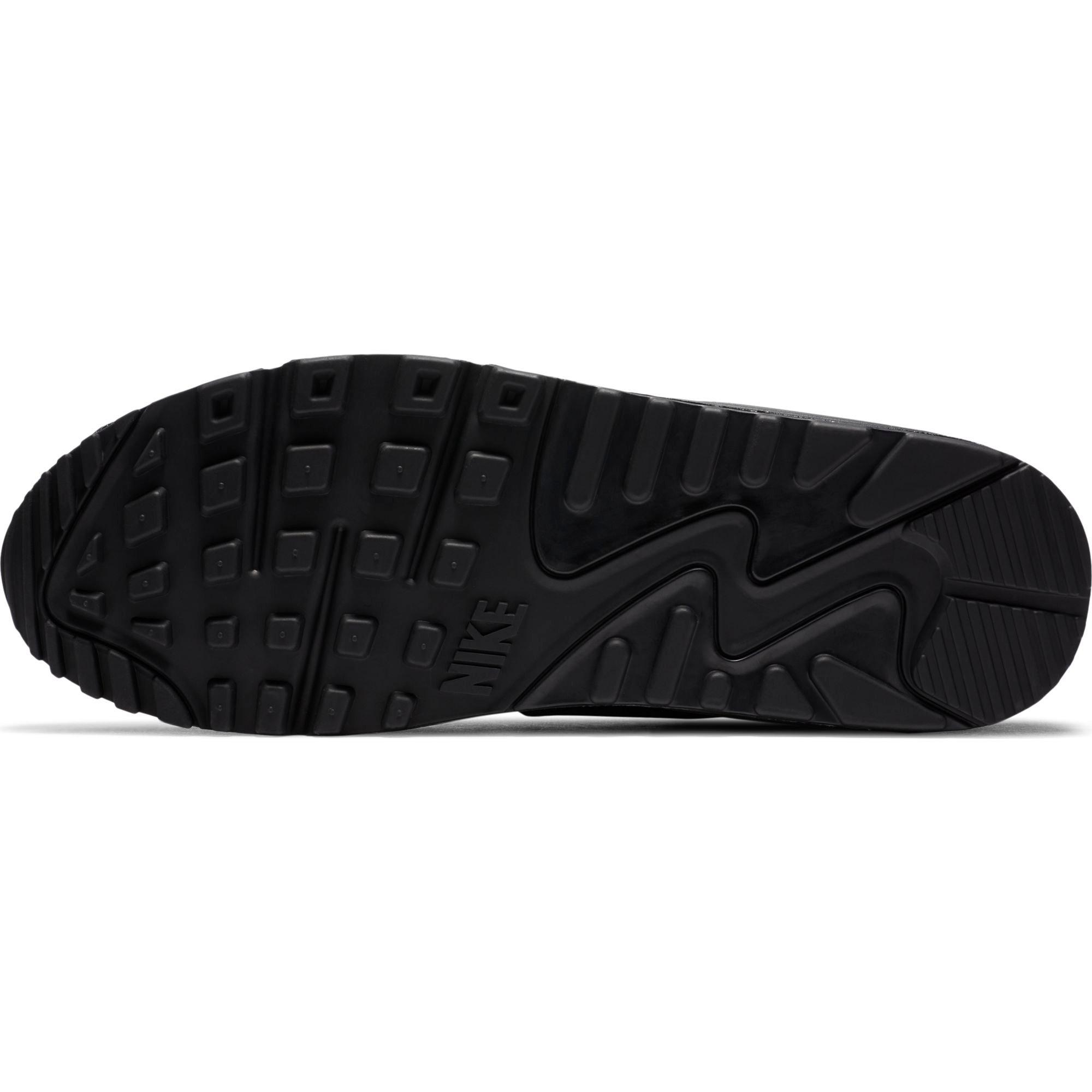 Nike Air Max 90 Leather Black Men's Shoes - Hibbett