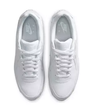 Akrobatik mistet hjerte Penge gummi Nike Air Max 90 Leather "White/White" Men's Shoe
