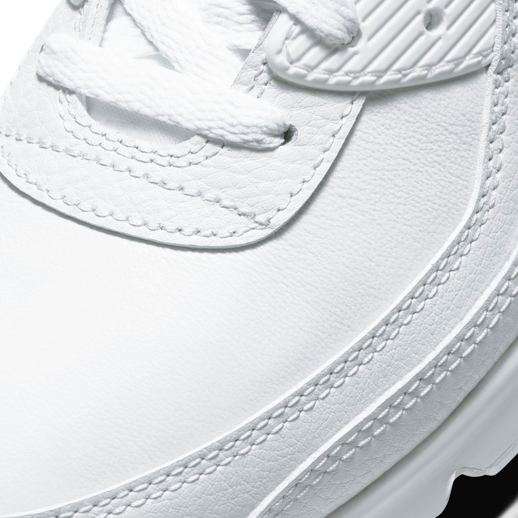 Nike Air Max 90 Leather Men's "White/White" Shoe