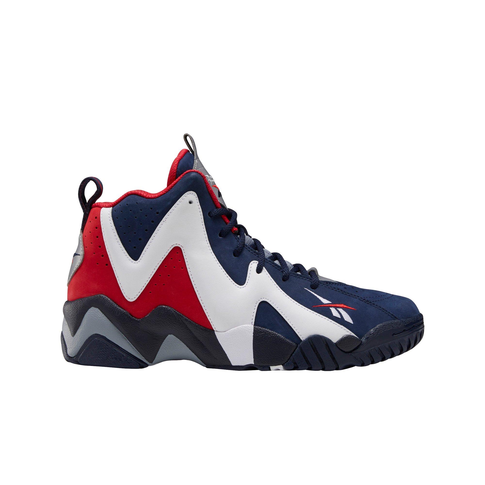 red reebok high top sneakers
