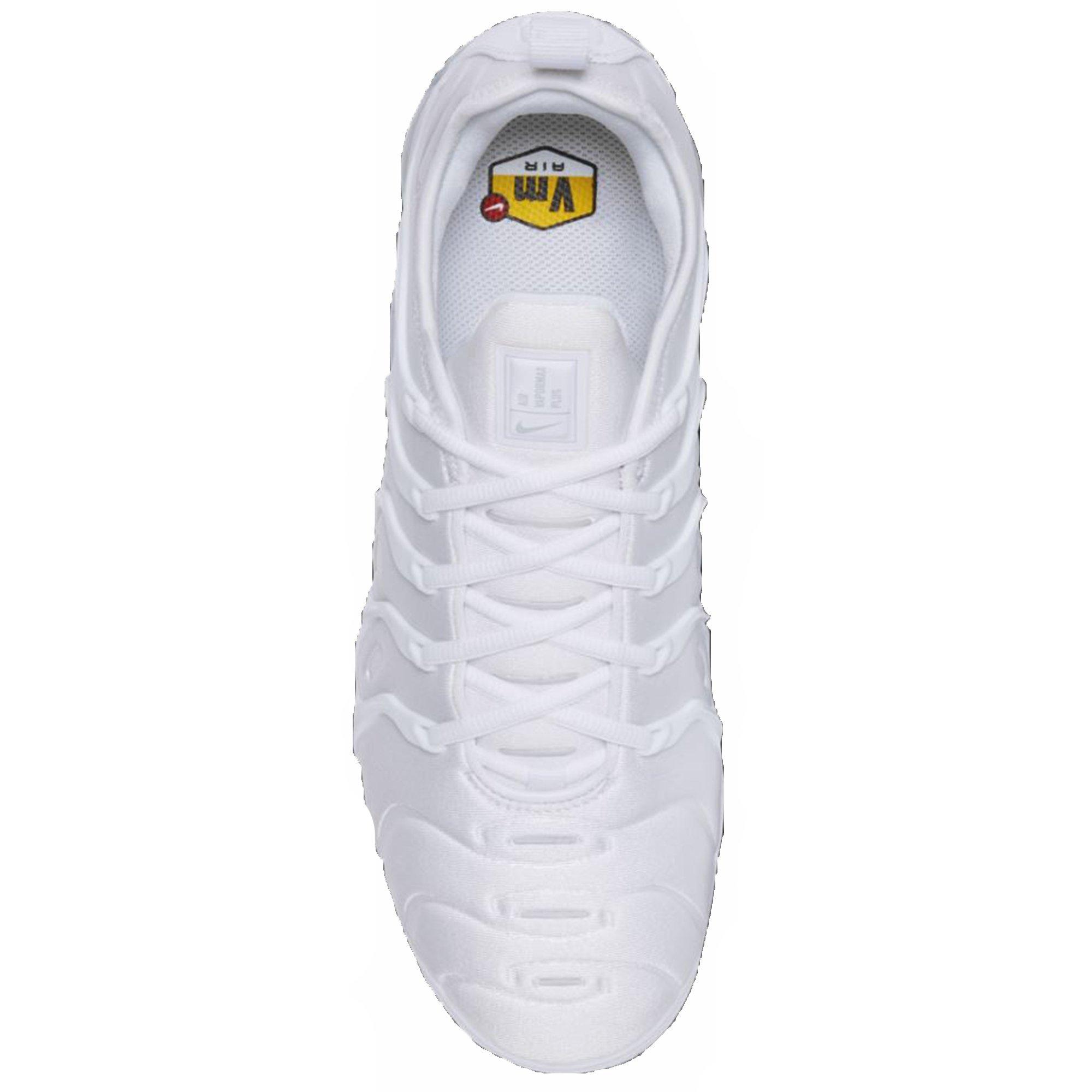 Nike Air VaporMax Plus "White/Platinum" Men's Shoe - WHITE Thumbnail View 3