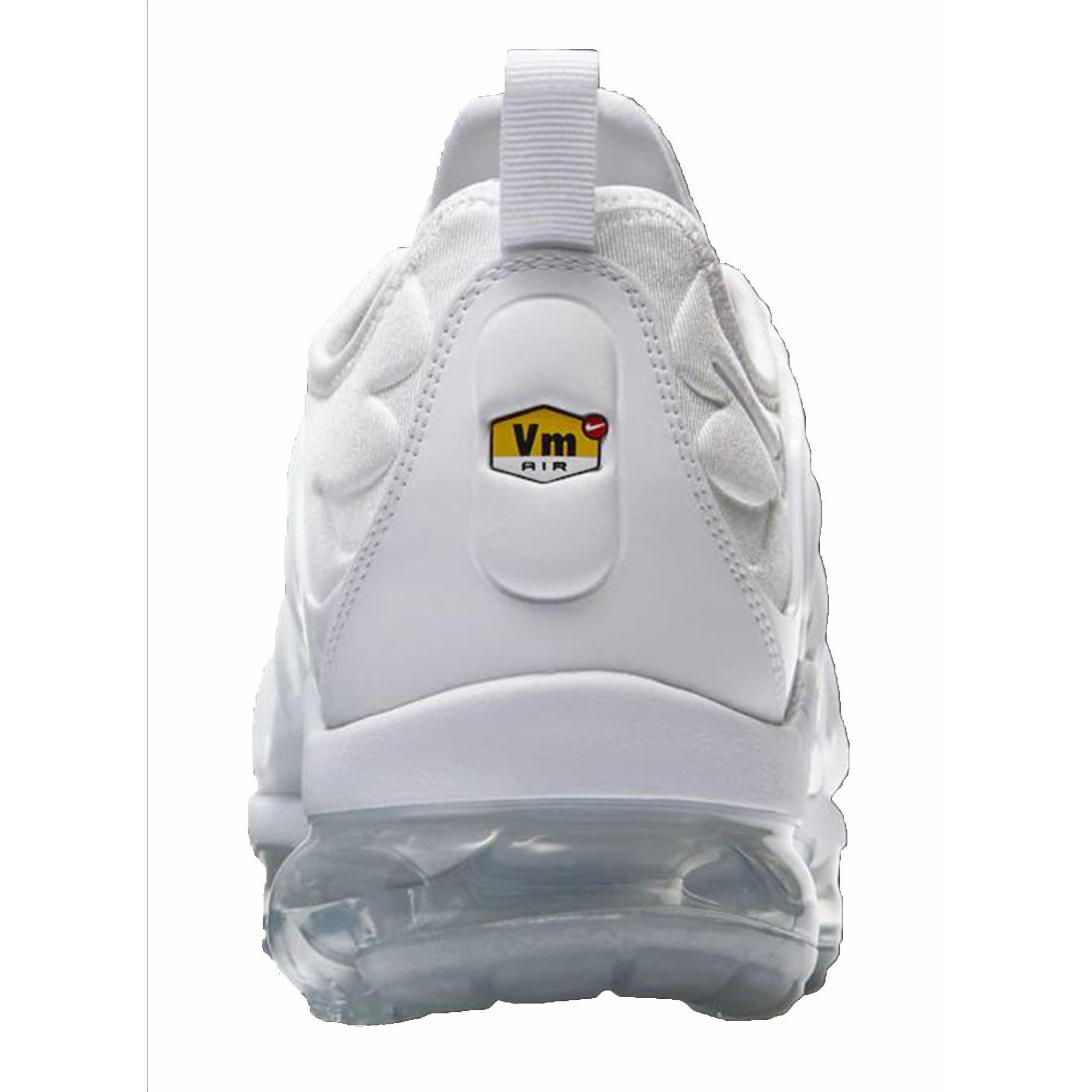 Nike Air VaporMax Plus "White/Platinum" Men's Shoe - WHITE Thumbnail View 4