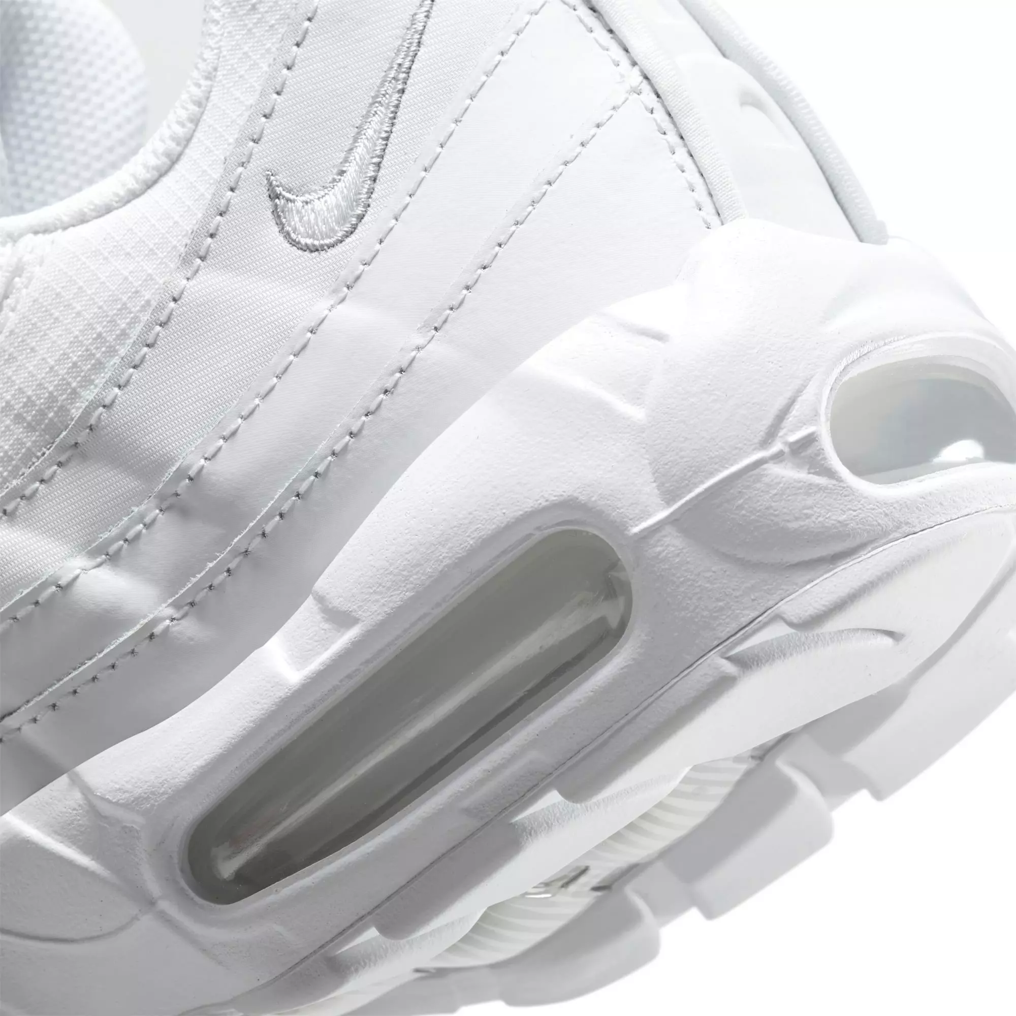 Nike Air Max 95 Essential "White/White-Grey Fog" Men's Running Shoes - WHITE