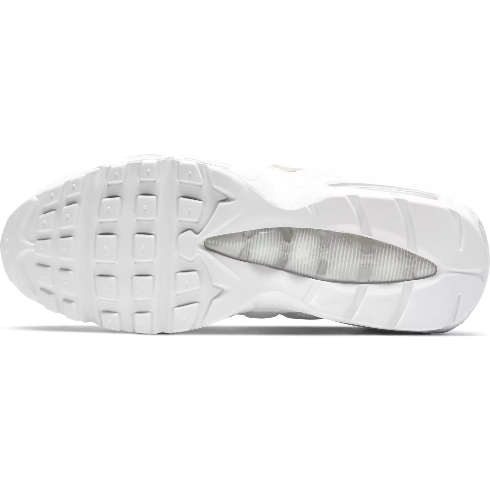 Nike Air Max 95 Essential "White/White-Grey Fog" Men's Running Shoes - WHITE