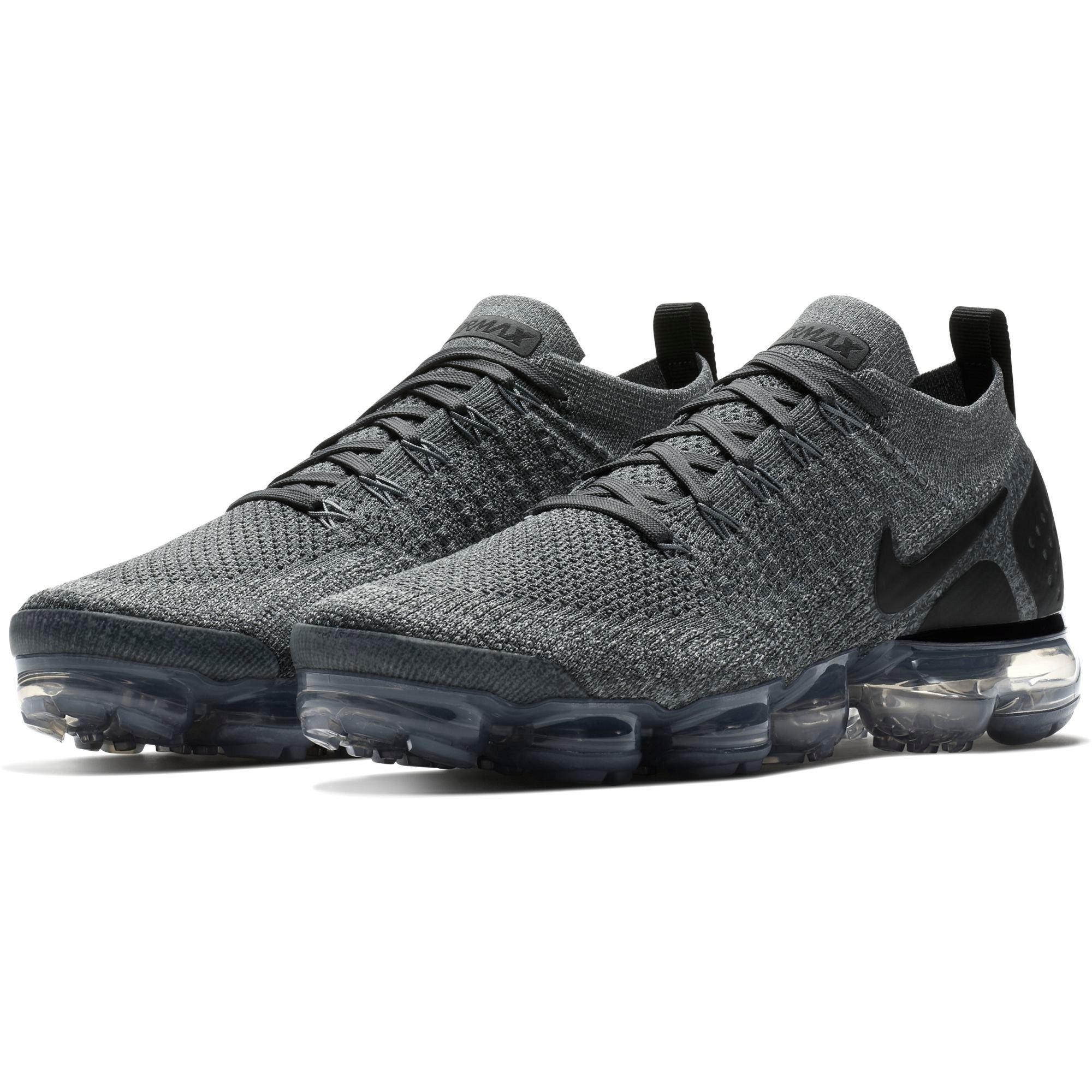 vapormax flyknit black and grey