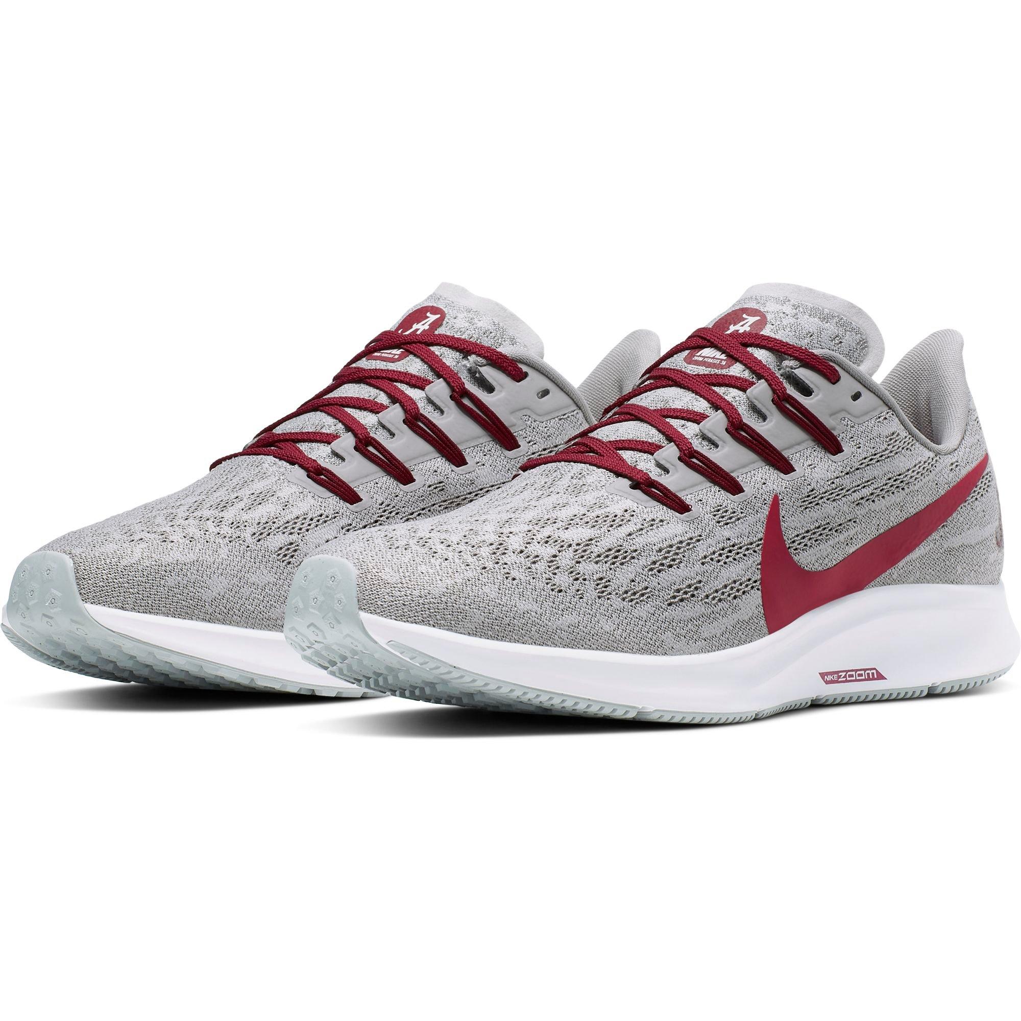 nike air zoom pegasus 36 alabama men's running shoe