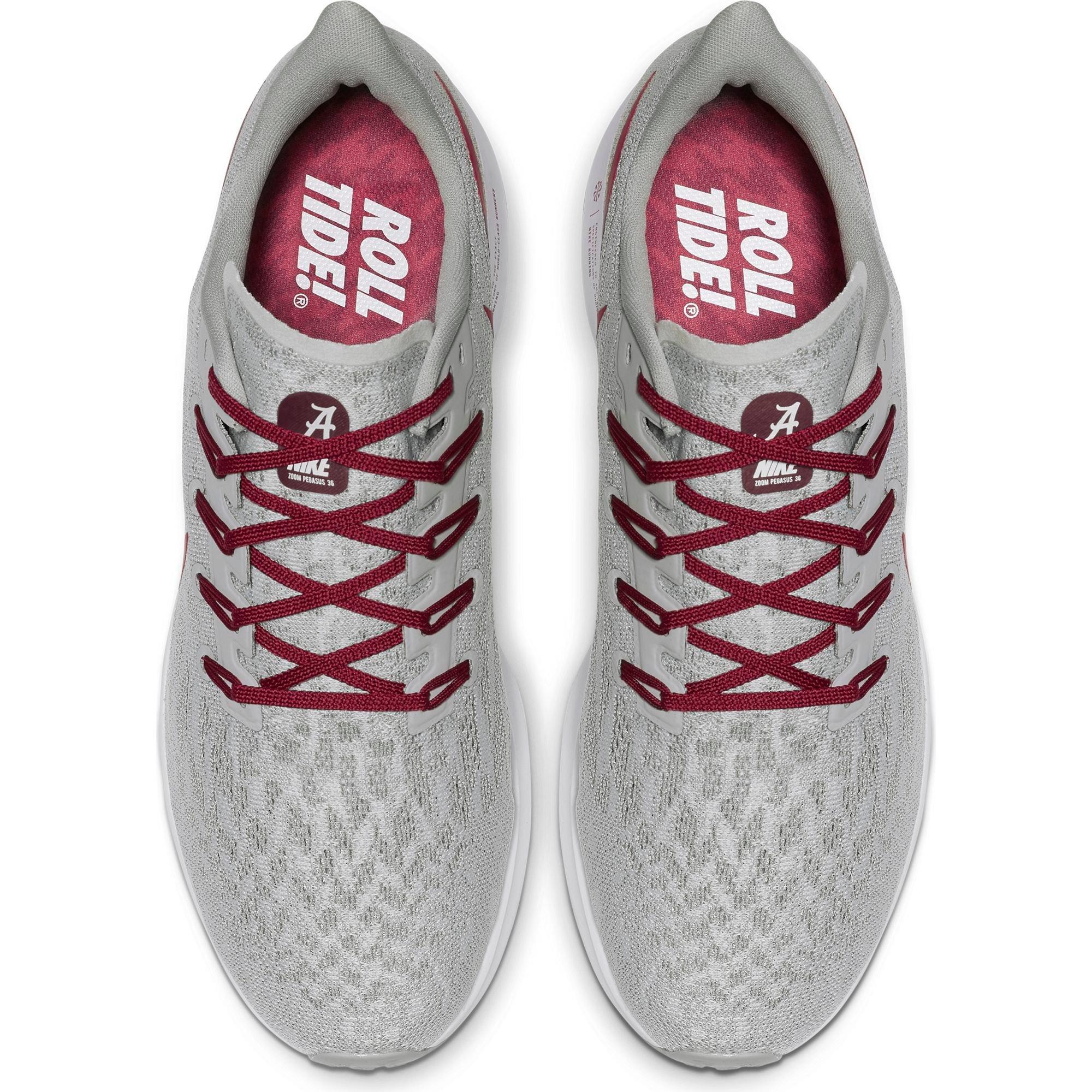 nike air zoom pegasus 36 alabama men's running shoe