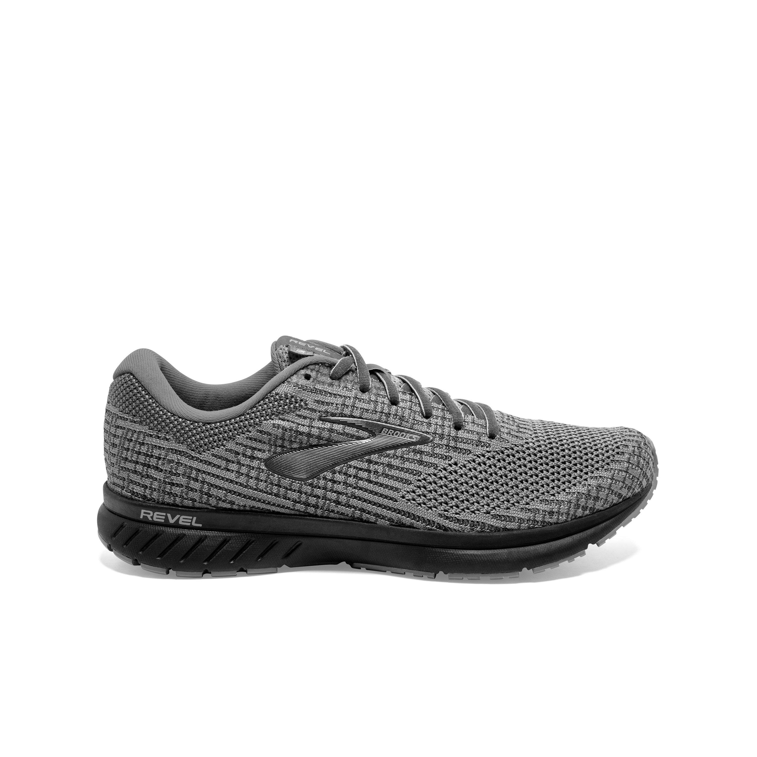 brooks grey running shoes