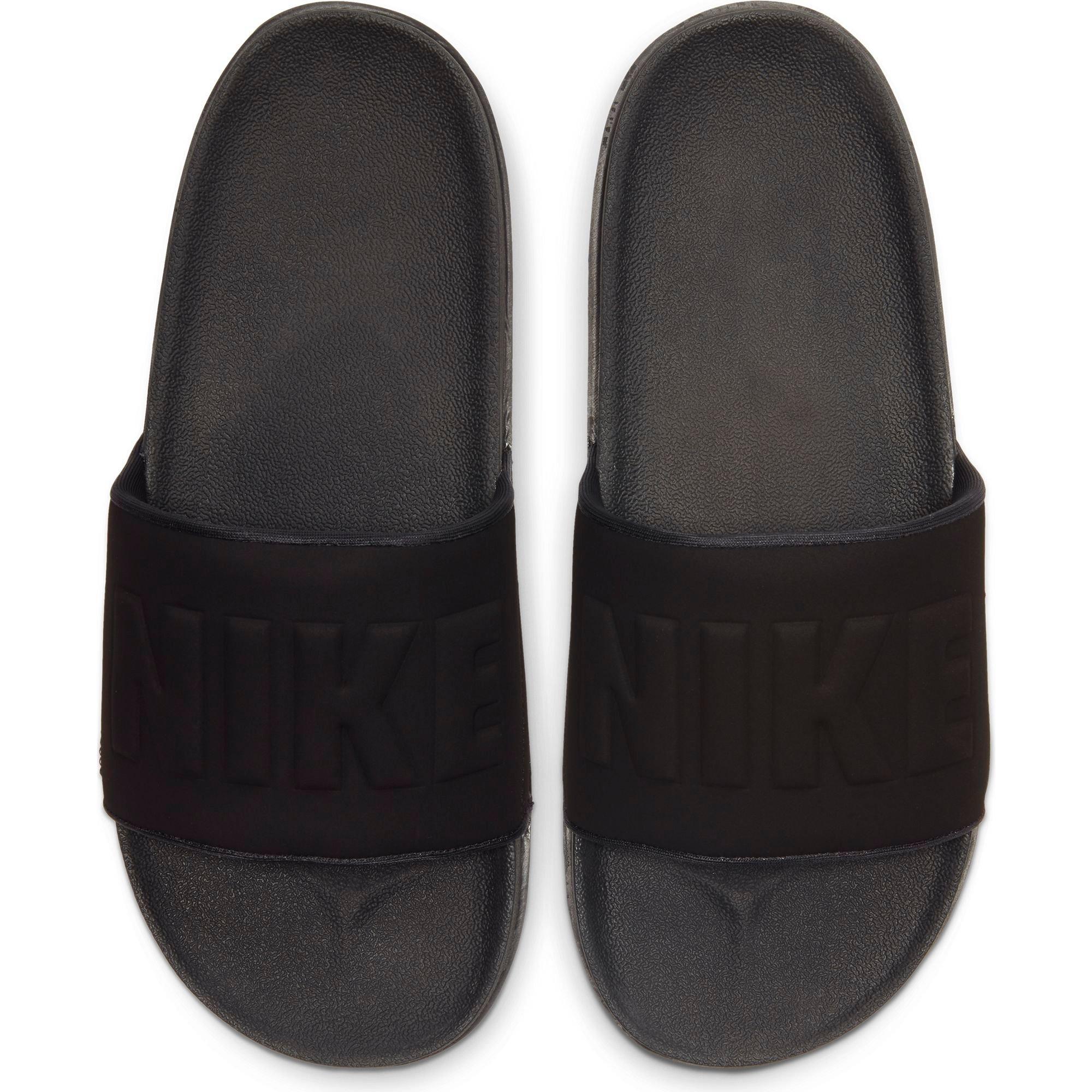 All black mens nike hot sale slides