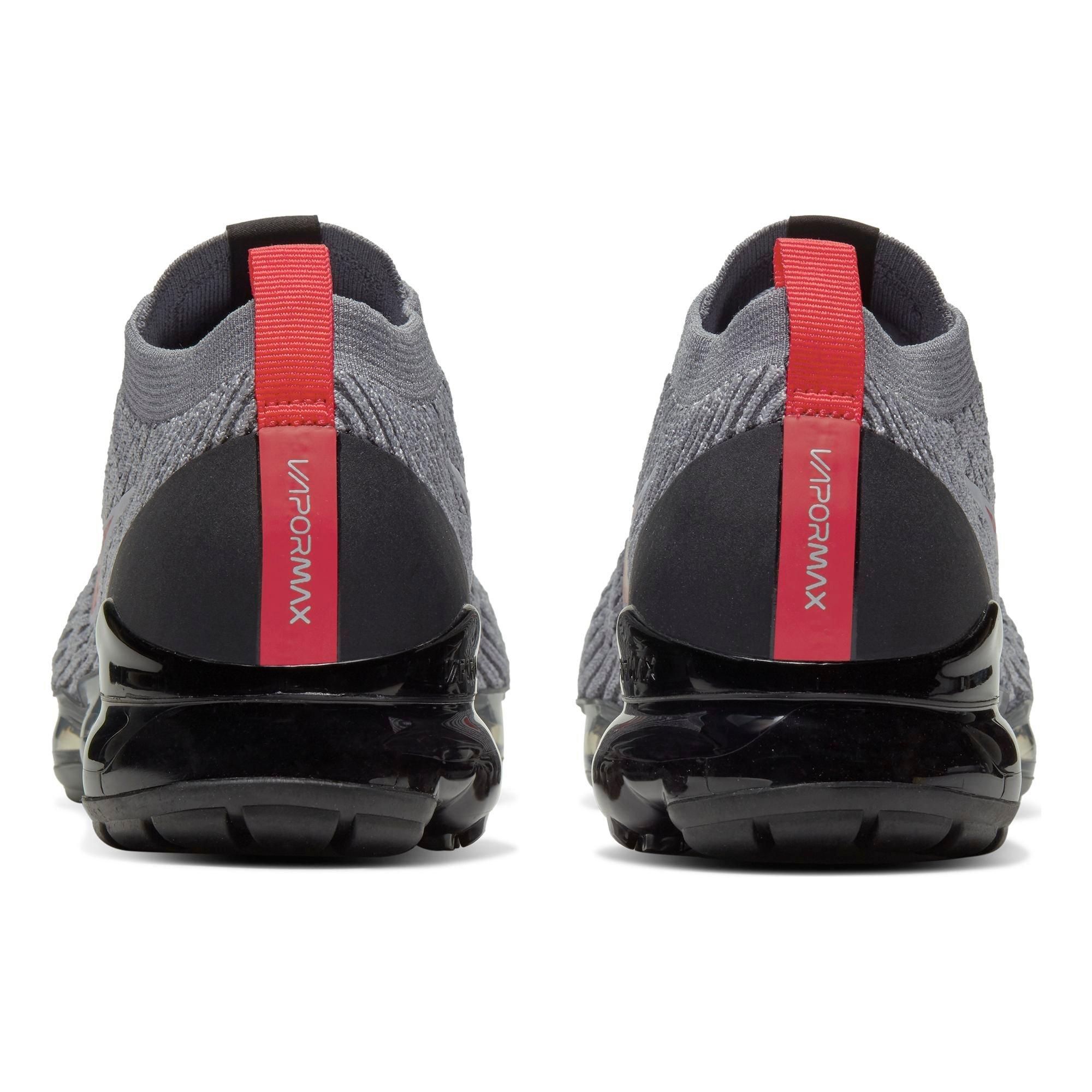 vapormax flyknit 3 black red