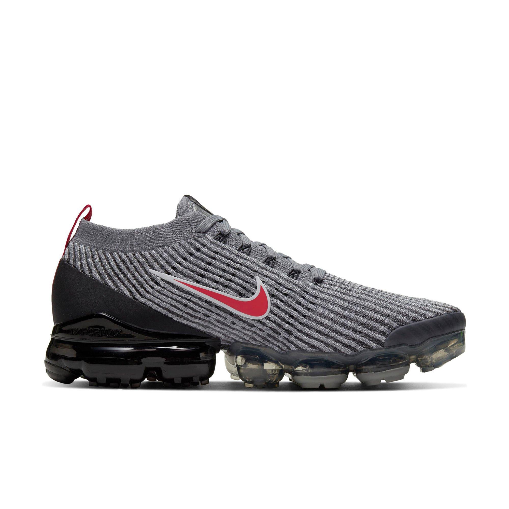 nike vapormax red and grey