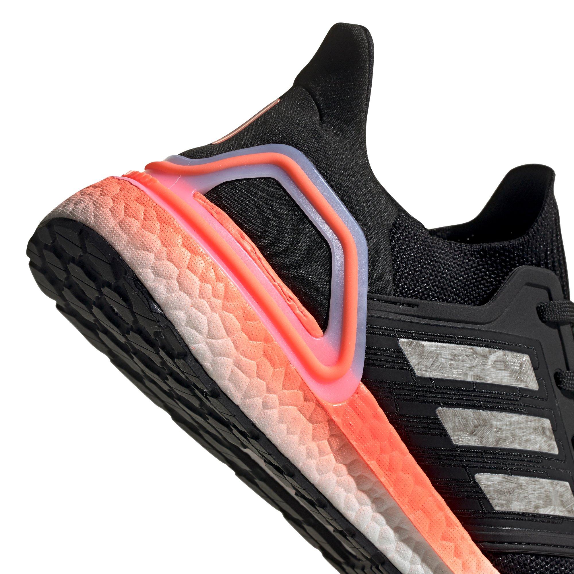 adidas ultra boost 20 black white & coral