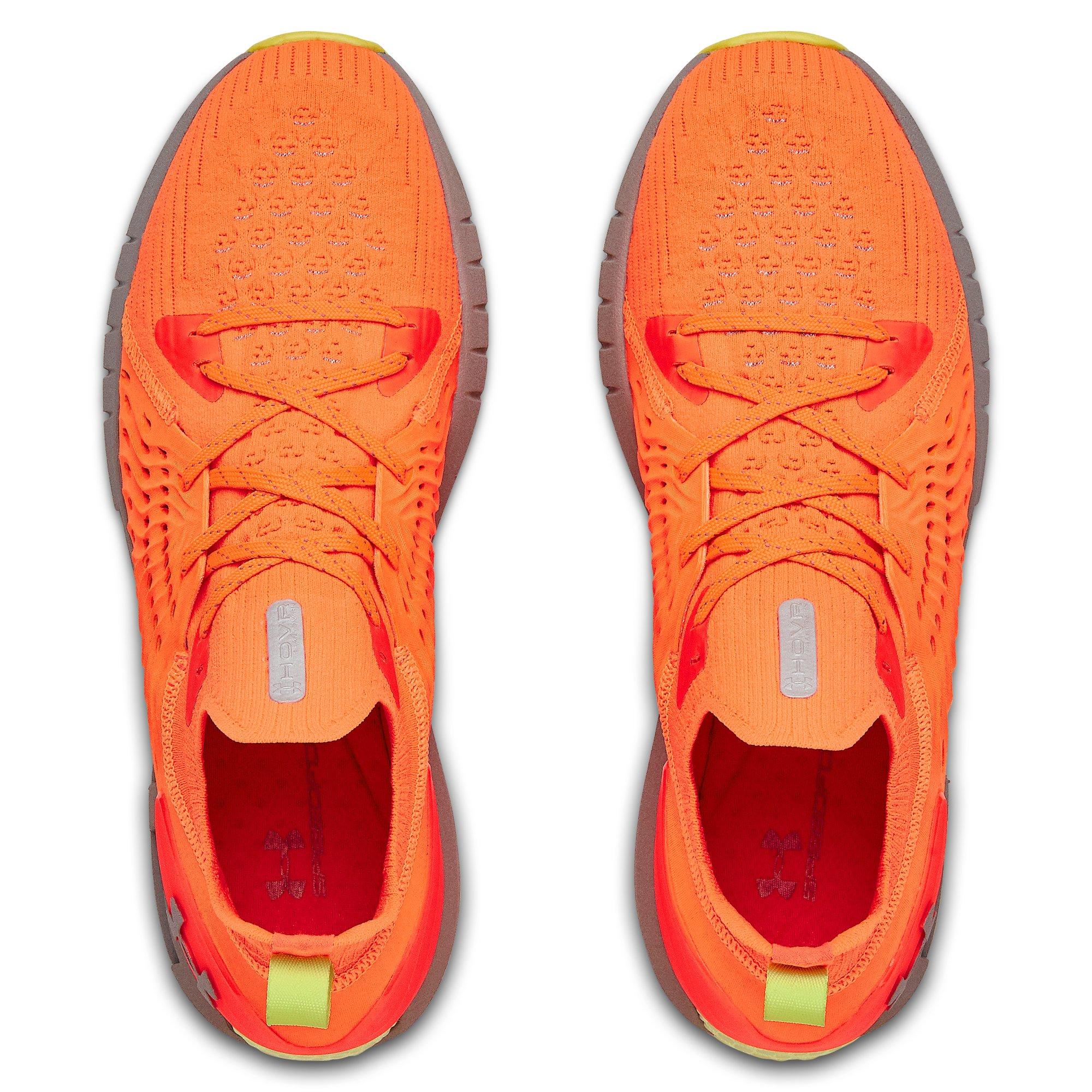 orange under armor shoes