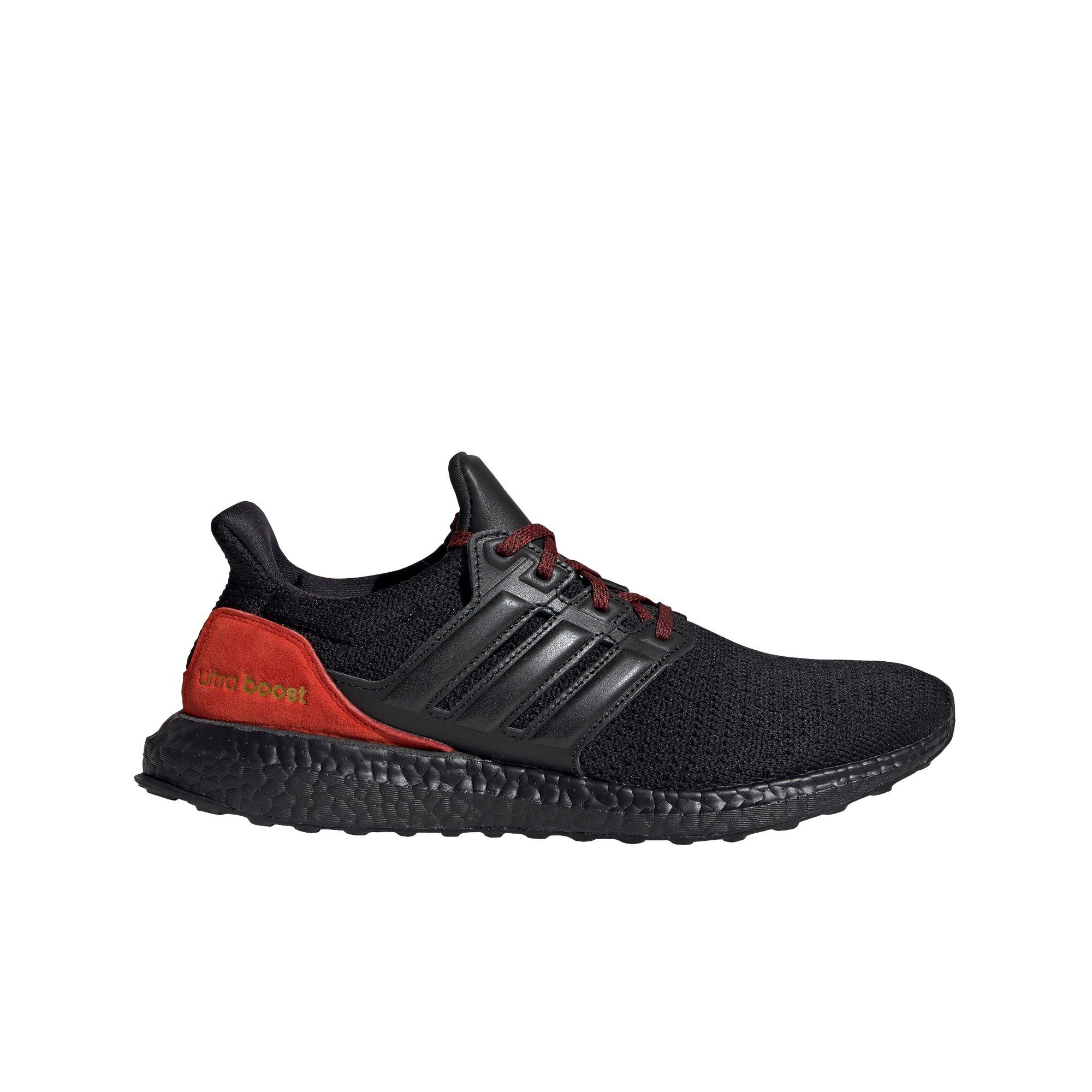 ultraboost red and black