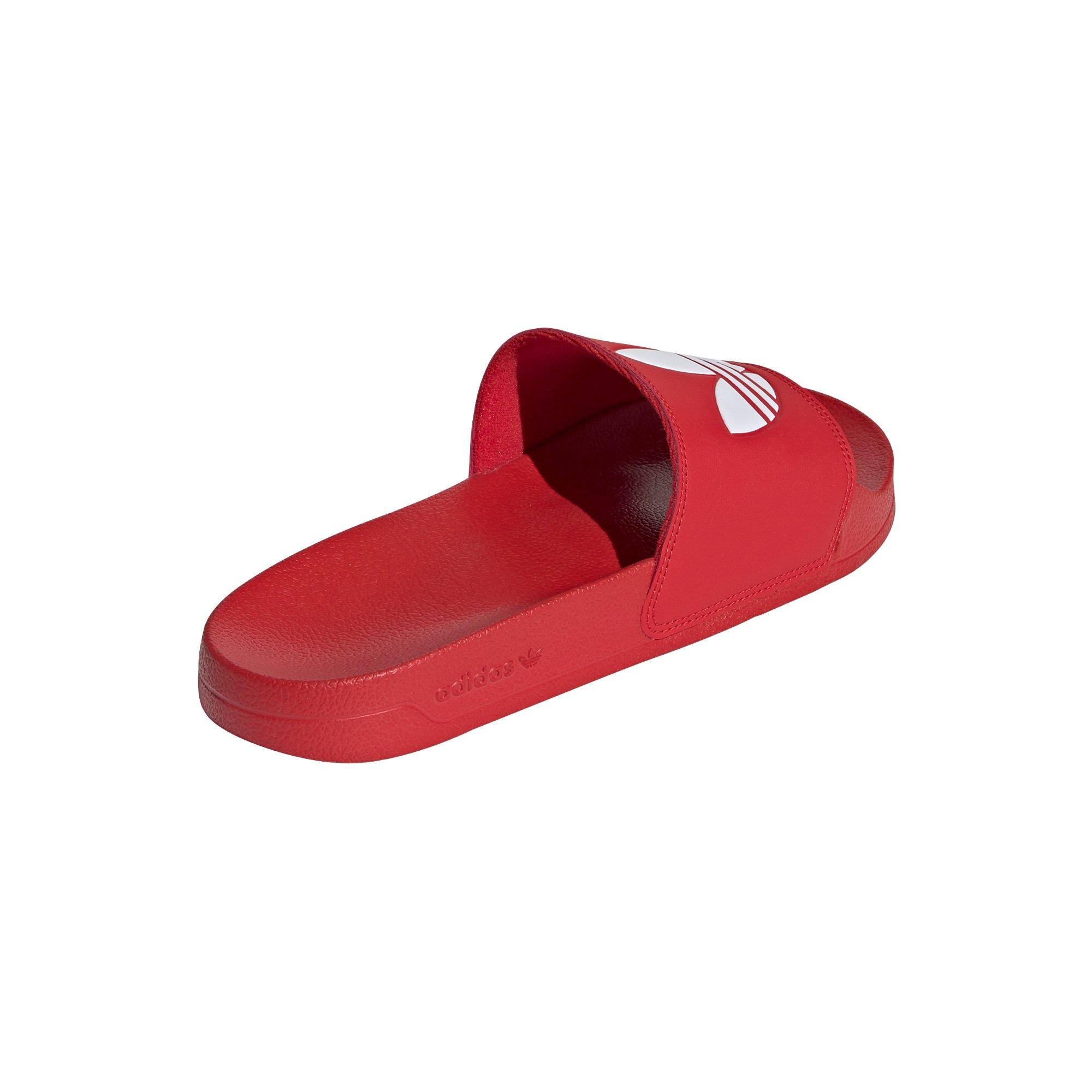 adidas Adilette Lite "Red/White" Men's Slide - RED/WHITE Thumbnail View 6