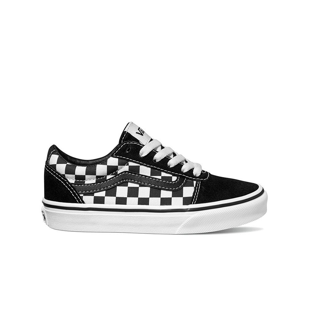 grade school checkered vans