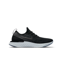 EPIC REACT FLYKNIT "BLACK/DARK GREY" GRADE SCHOOL