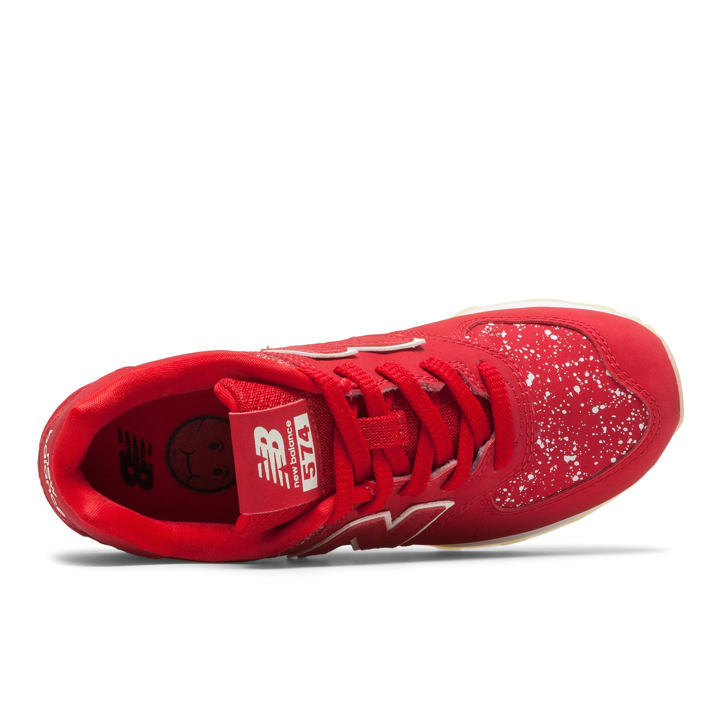 new balance 574 dark red