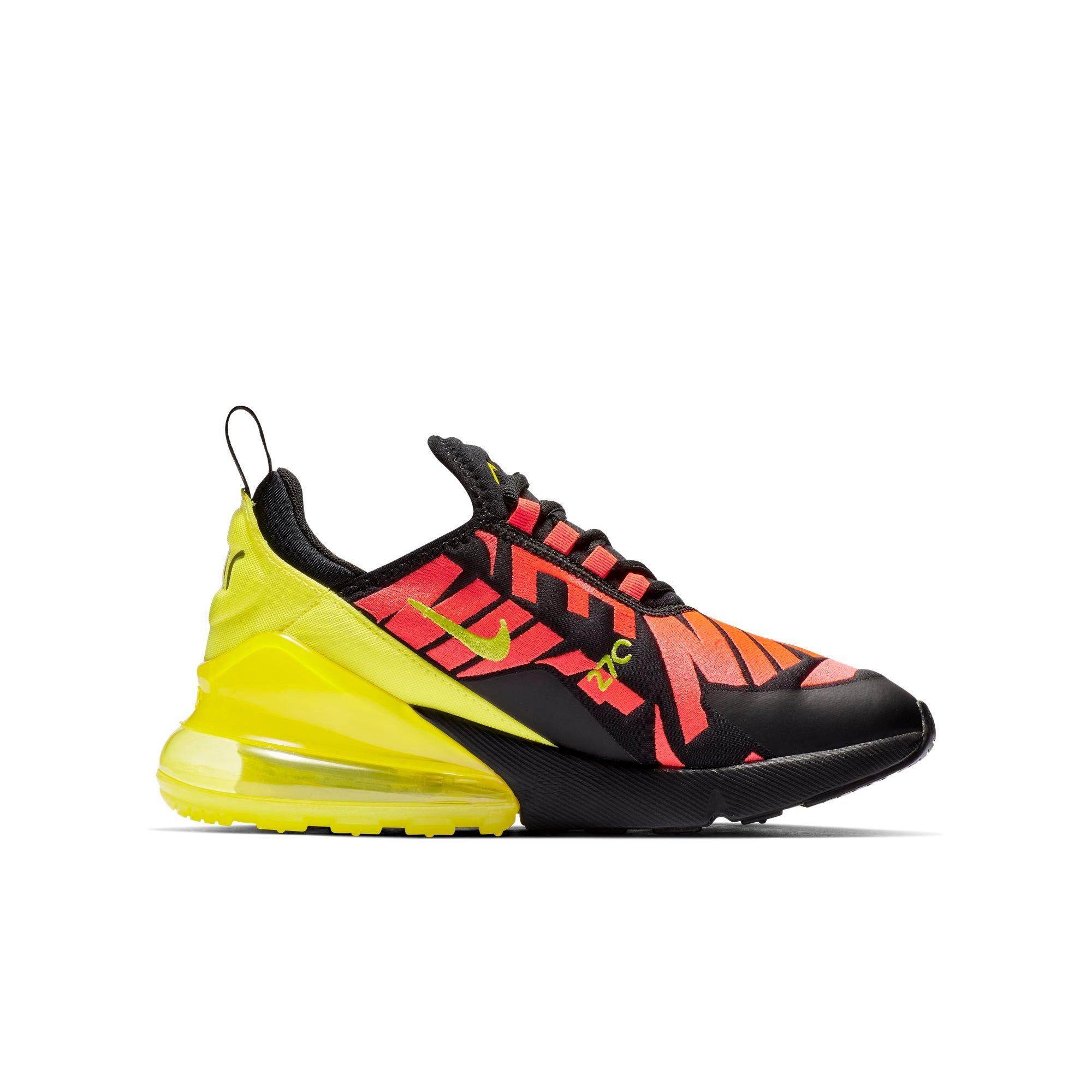 nike 270 black and yellow