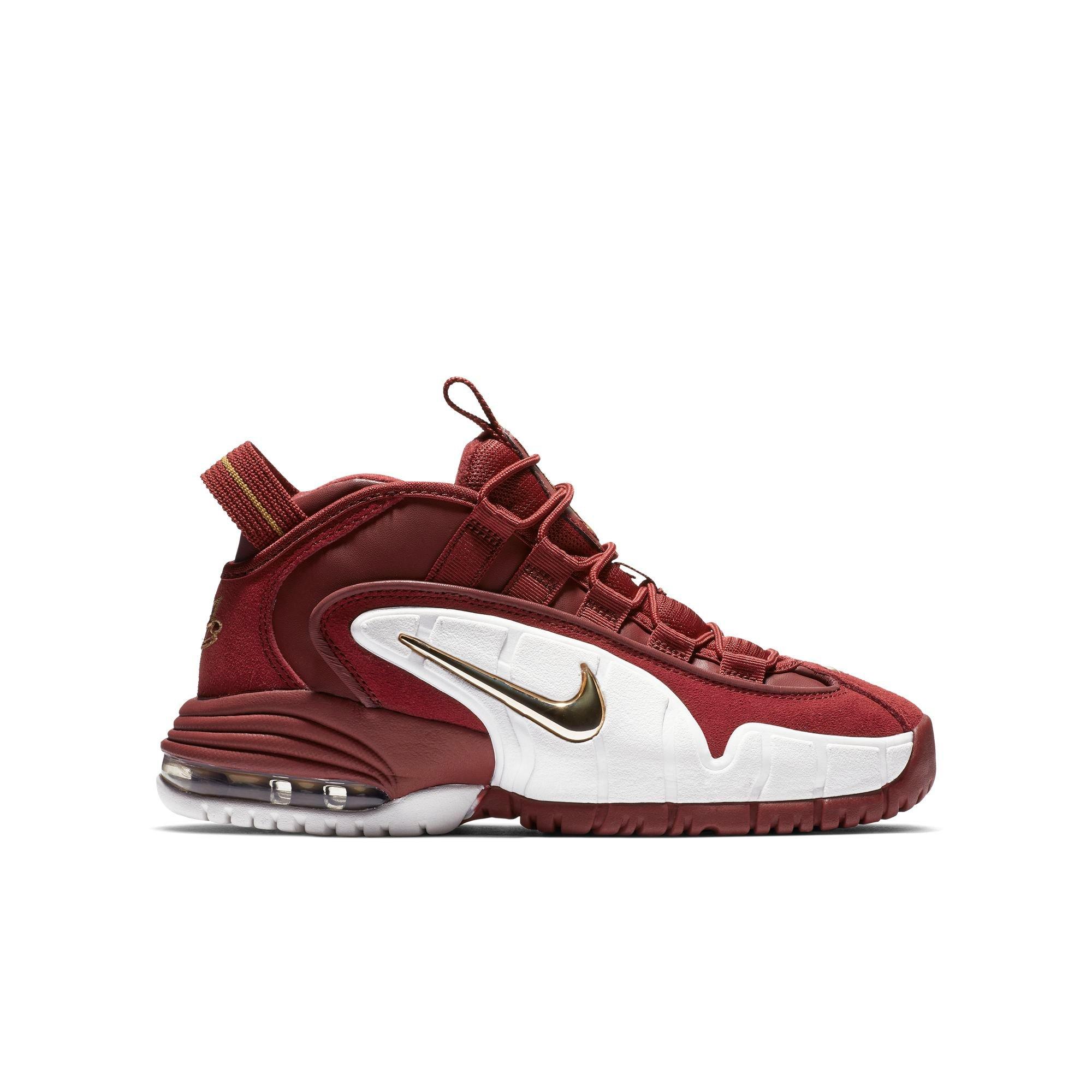 maroon and gold nike shoes