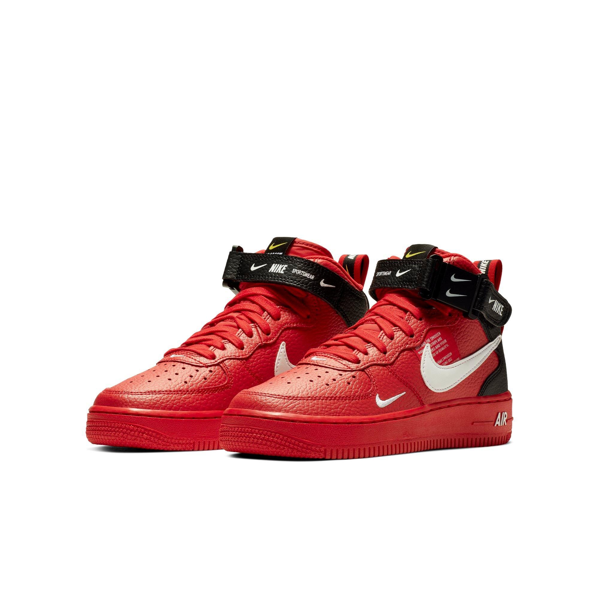 air force 1 mid lv8 red