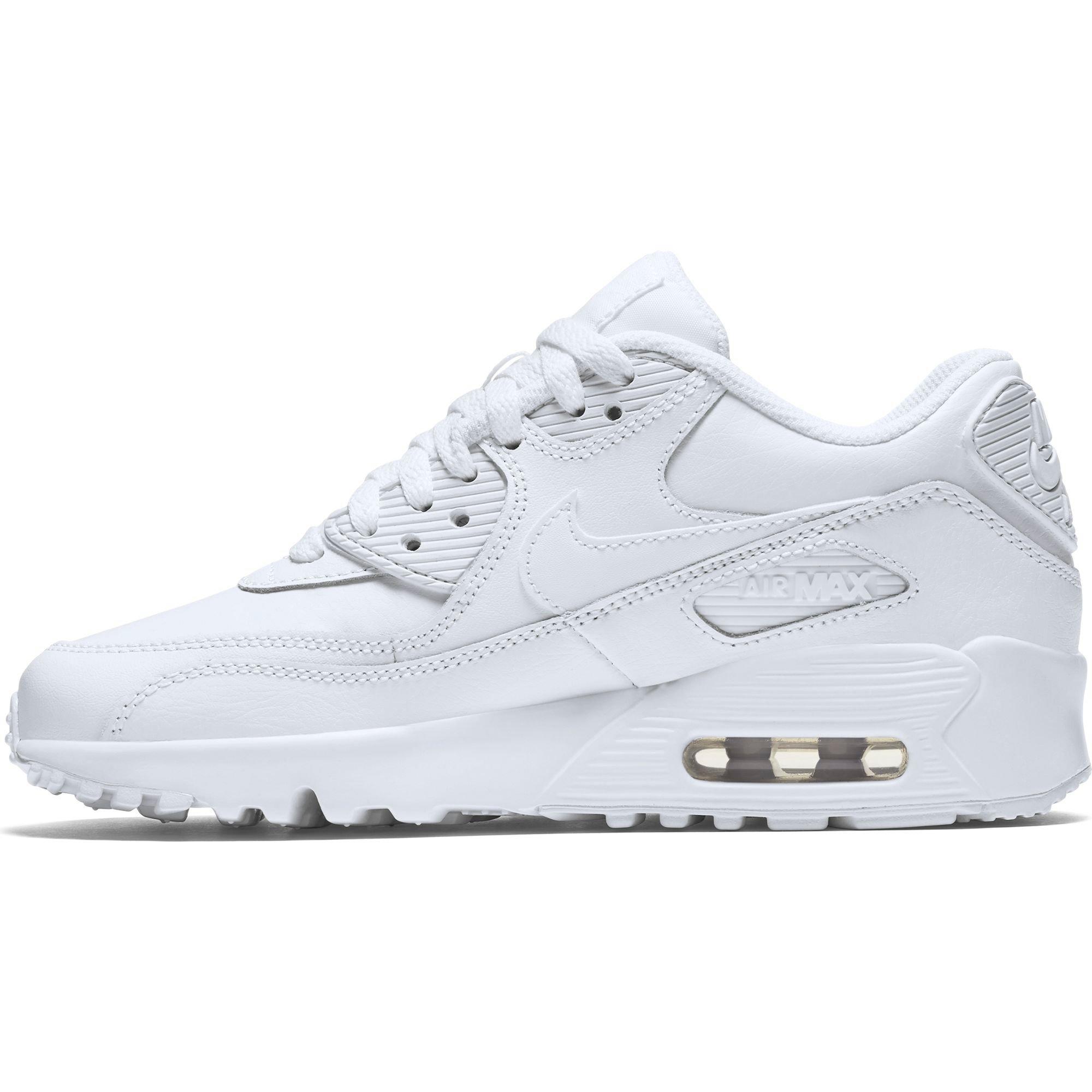 white nike air max 90 kids