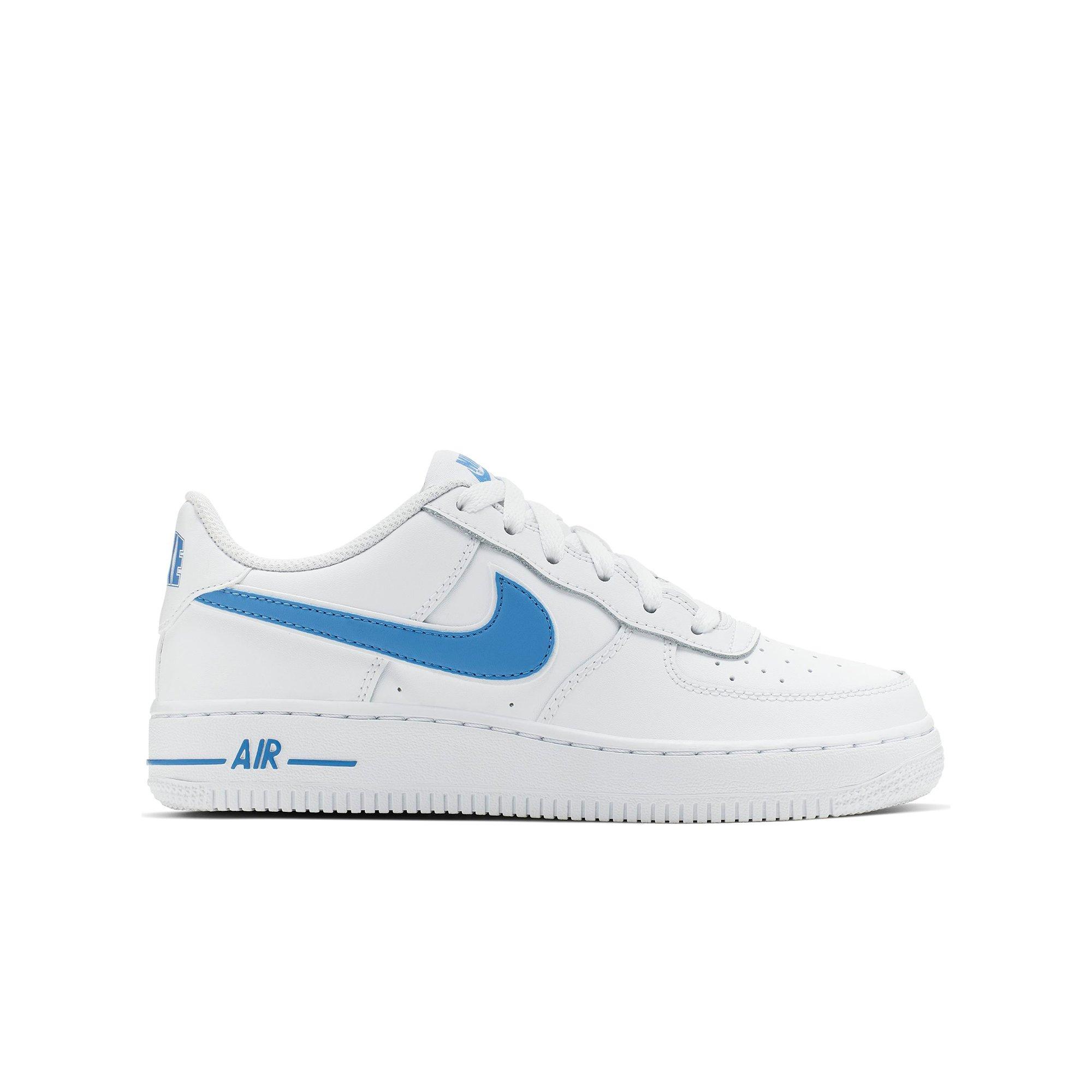 air force 1s white and blue