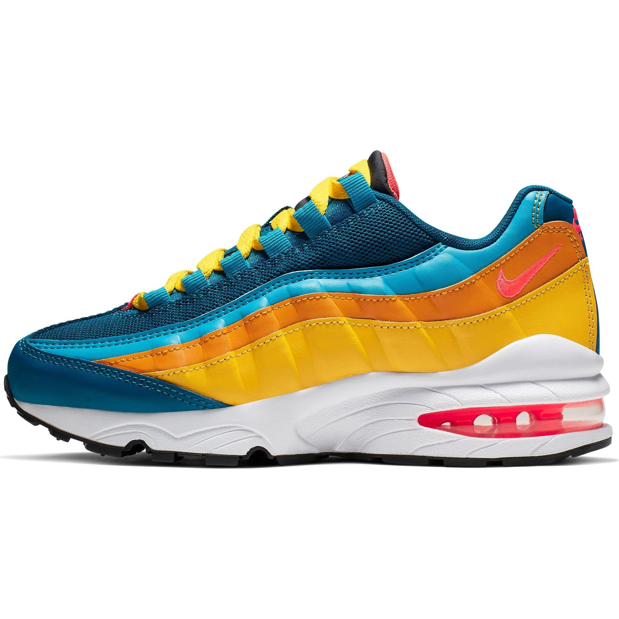 orange and teal nike shoes