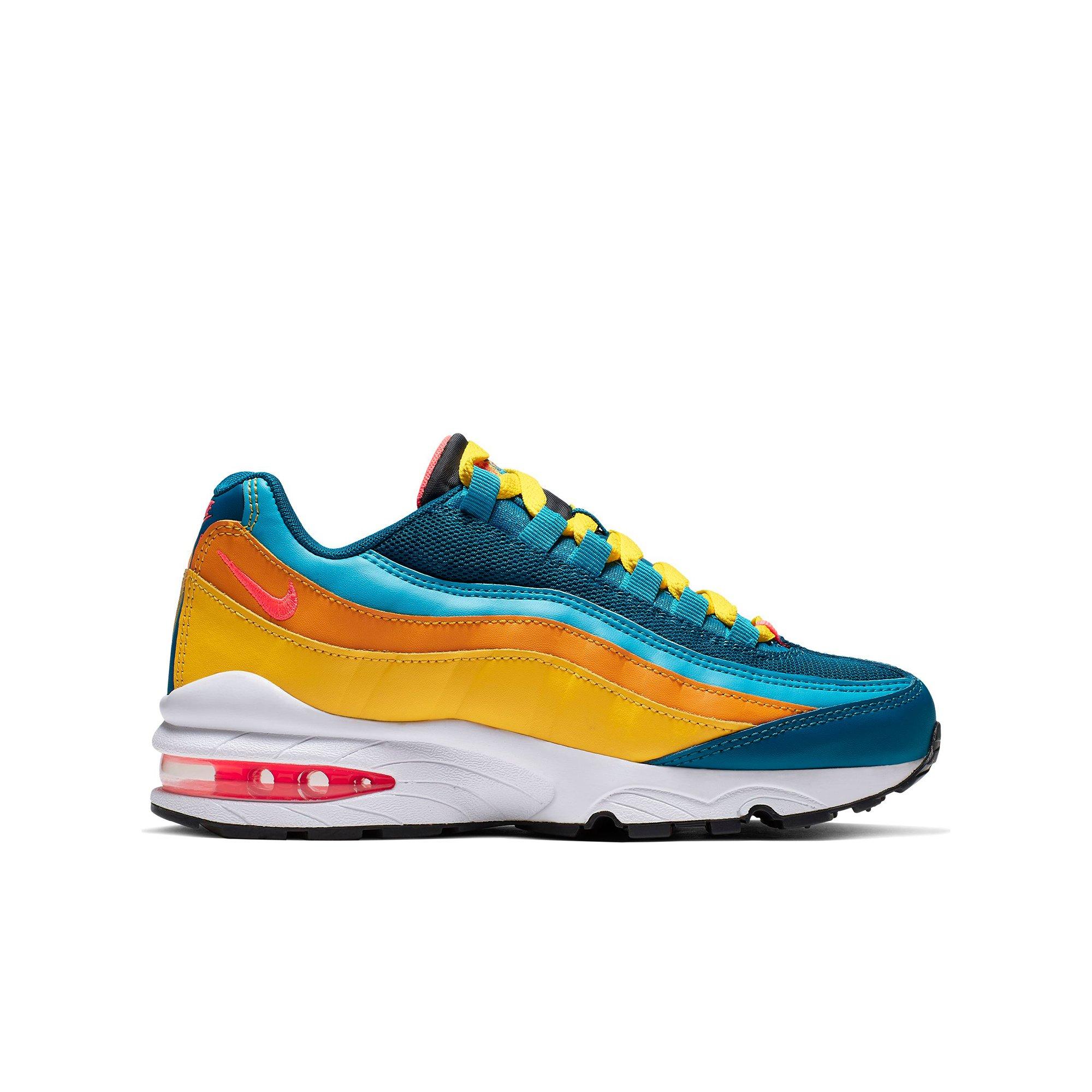 teal and orange air max