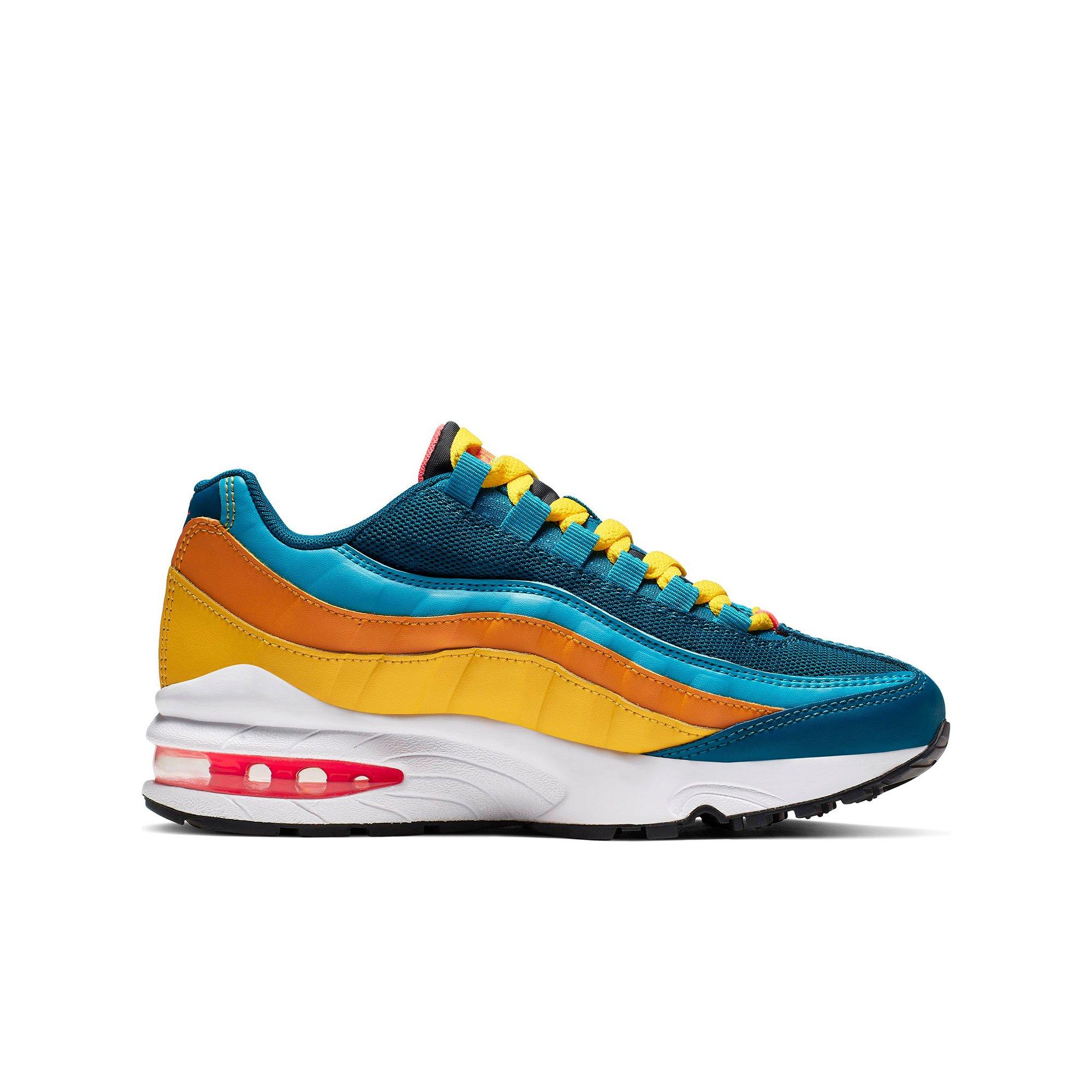 orange and teal nike shoes