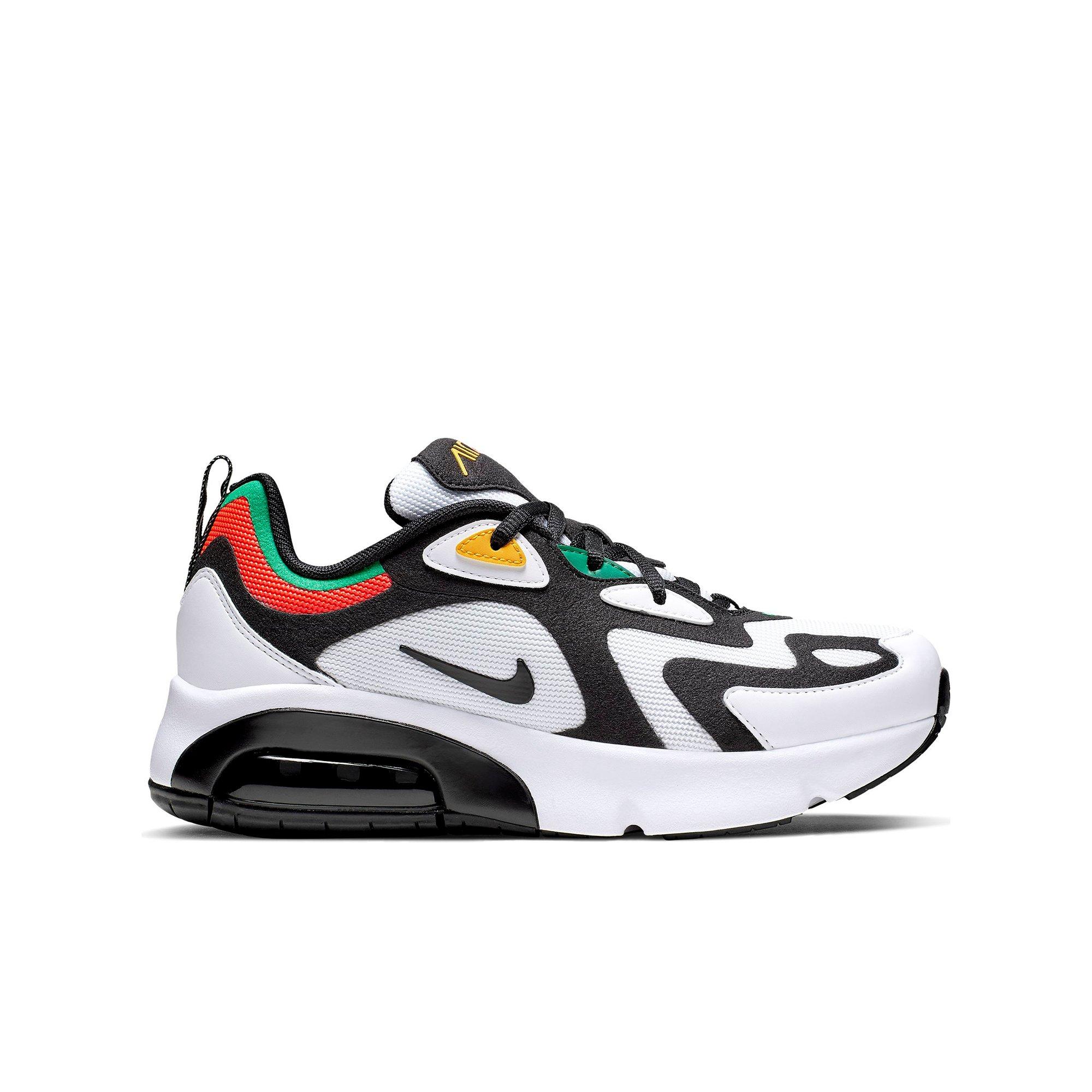 black and white nike air max 200