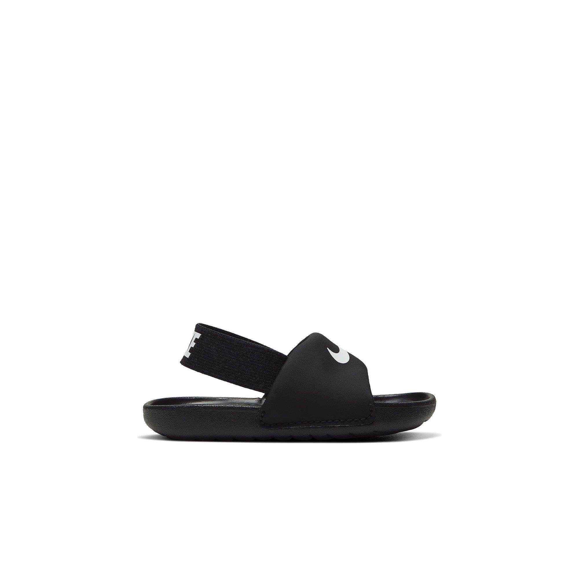 kids black nike sandals